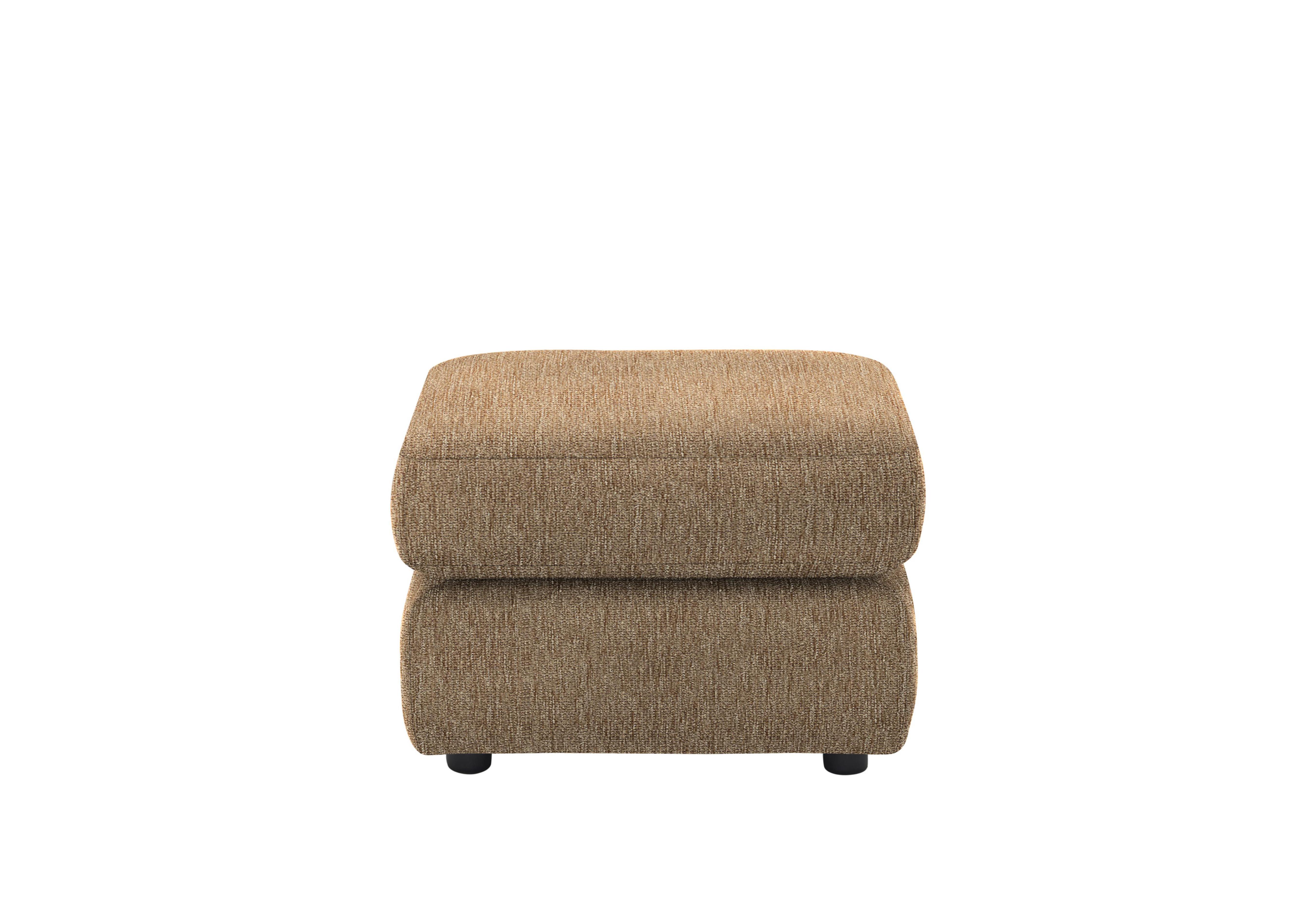 Avon Fabric Footstool in A070 Boucle Cocoa on Furniture Village