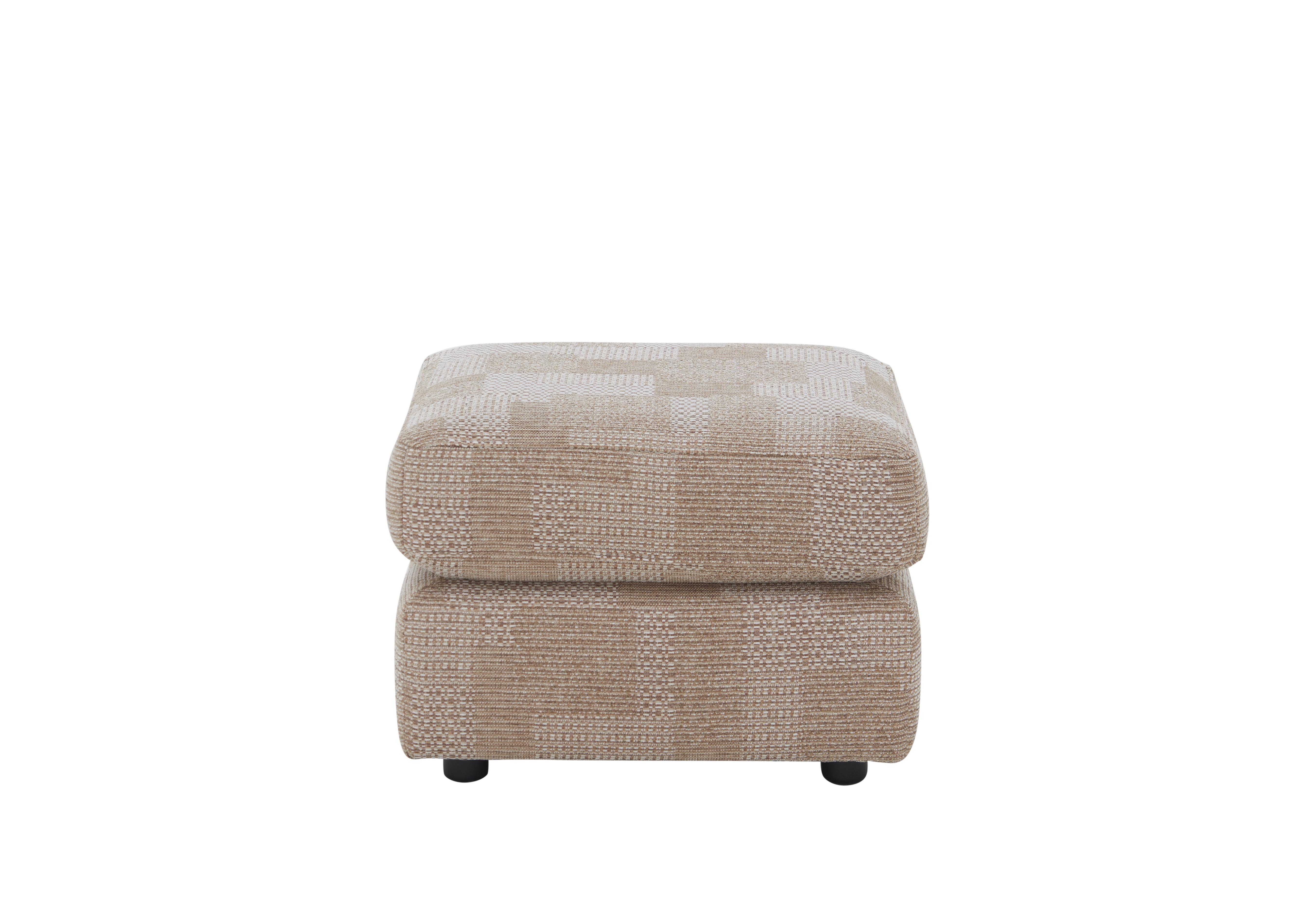 Avon Fabric Footstool in A800 Faro Sand on Furniture Village