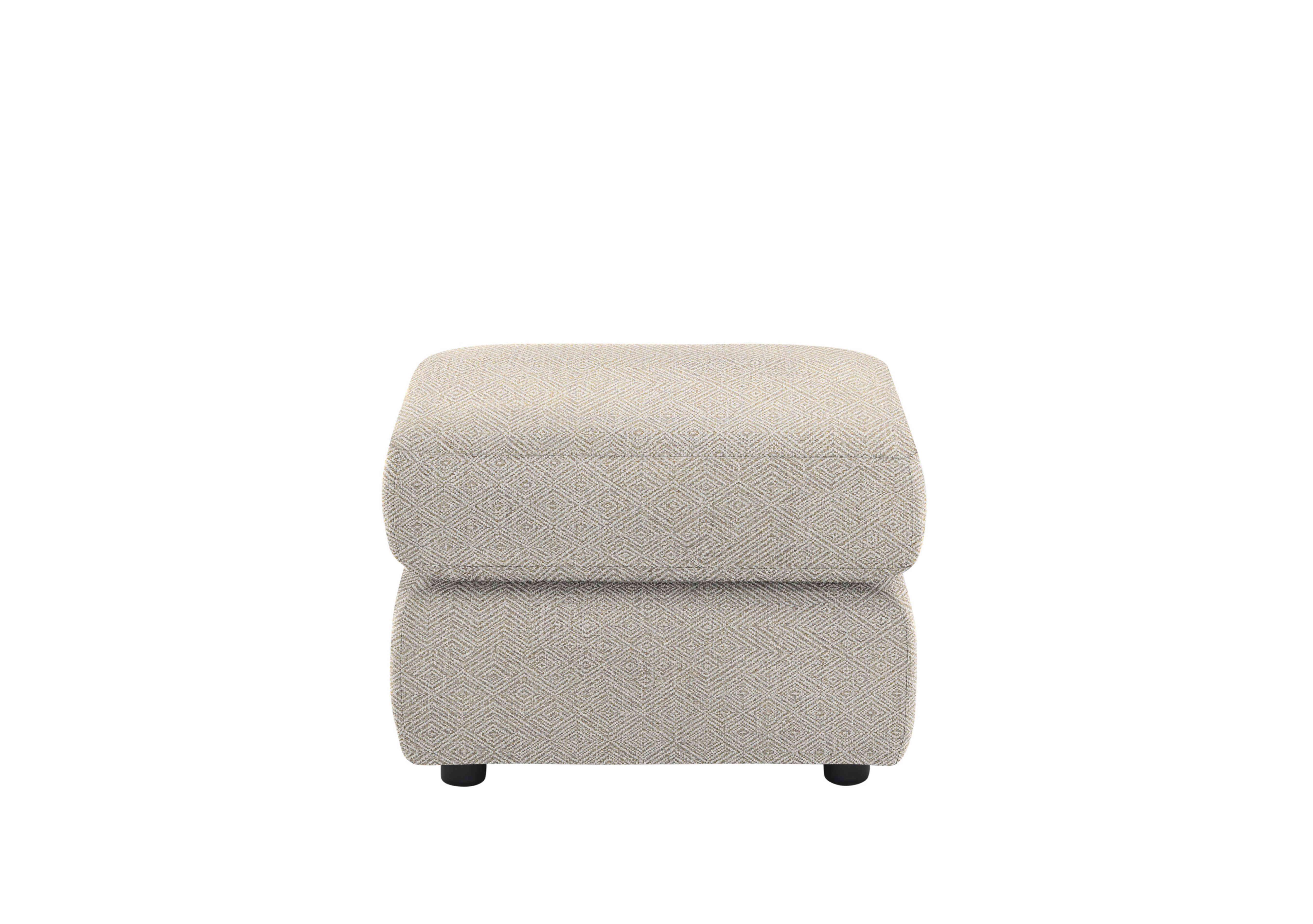 Avon Fabric Footstool in B011 Nebular Blush on Furniture Village