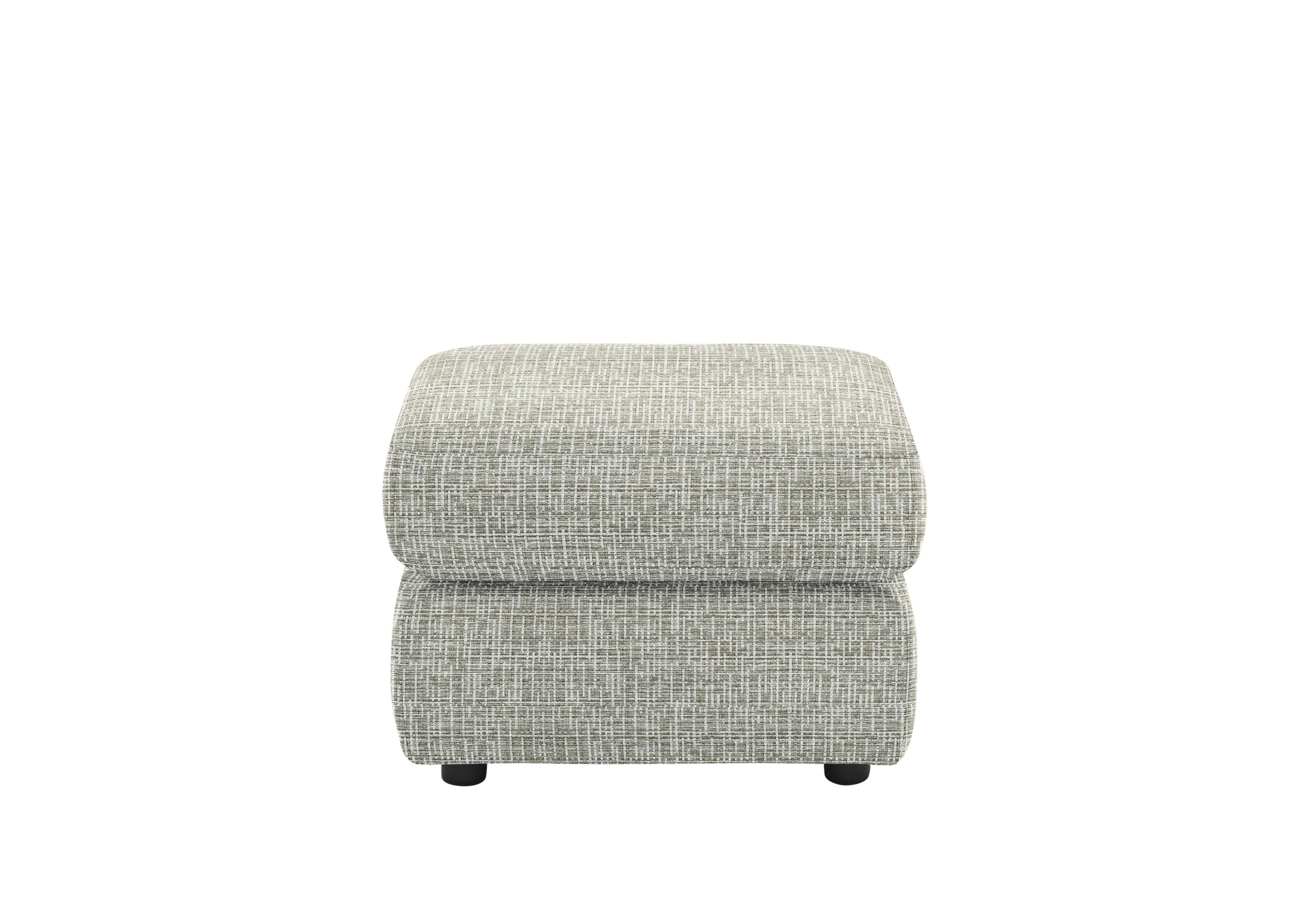 Avon Fabric Footstool in B921 Waffle Smoke on Furniture Village