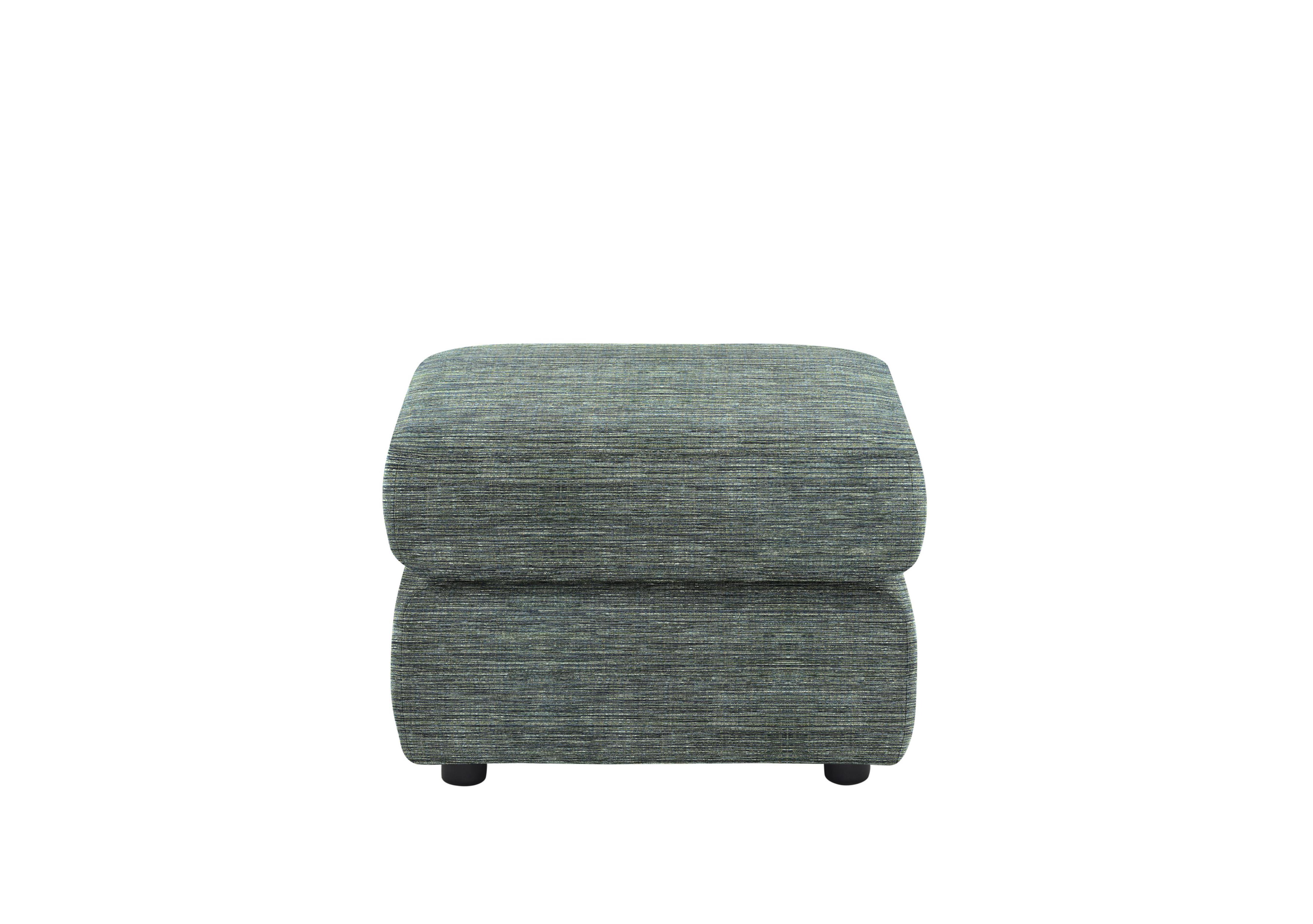 Avon Fabric Footstool in B925 Waffle Marine on Furniture Village