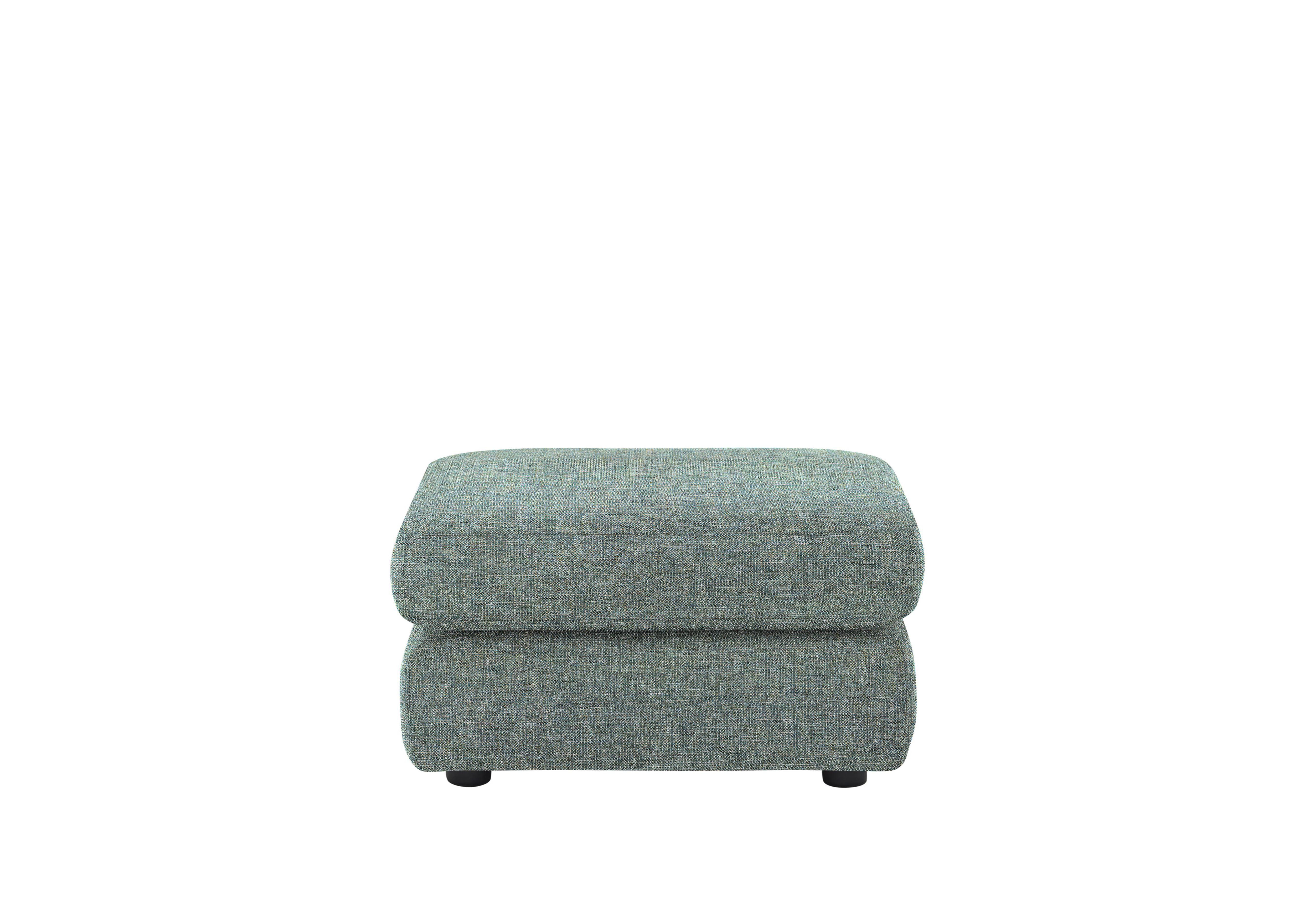 Avon Fabric Storage Footstool in A020 Dapple Kingfisher on Furniture Village
