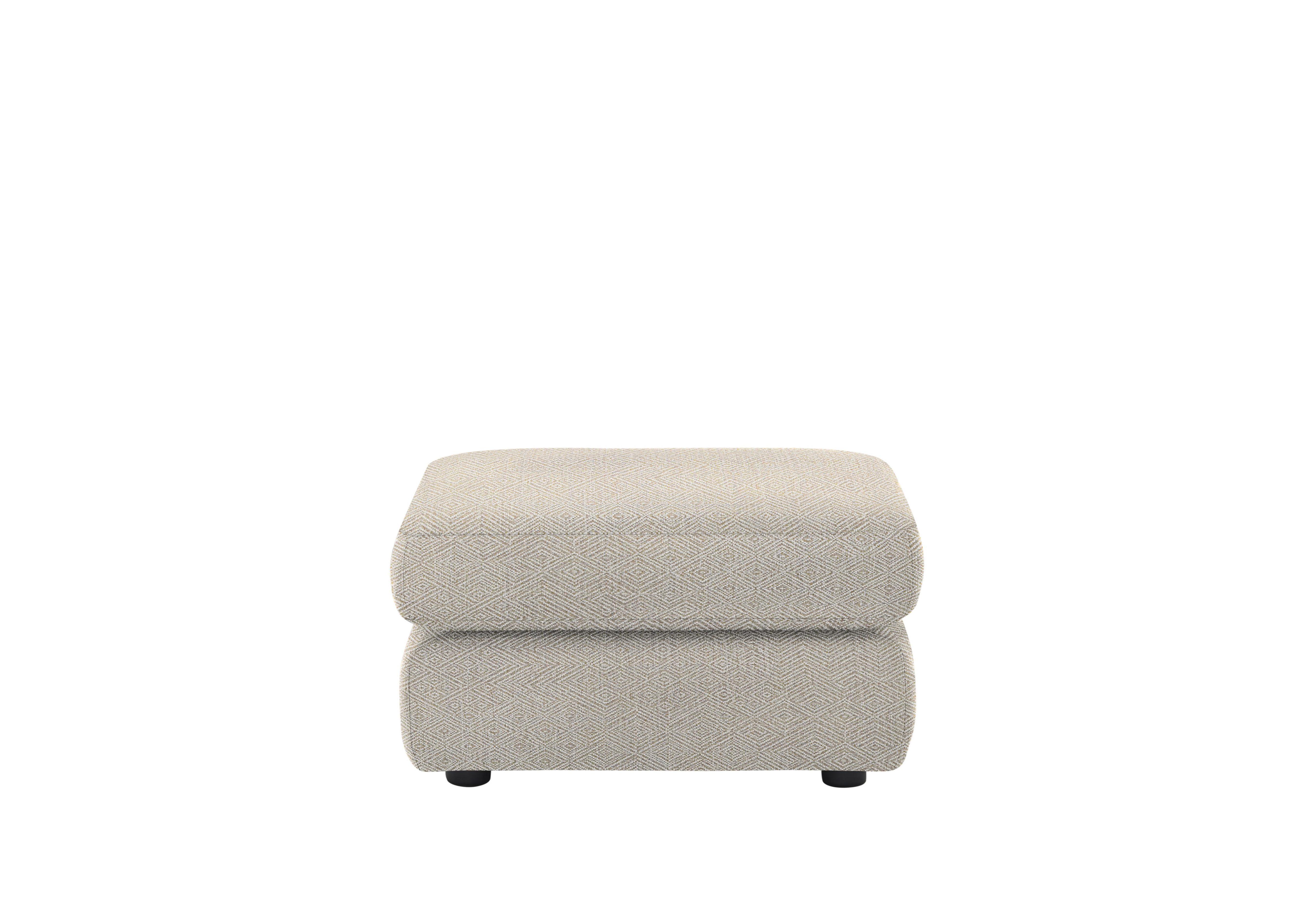 Avon Fabric Storage Footstool in B011 Nebular Blush on Furniture Village