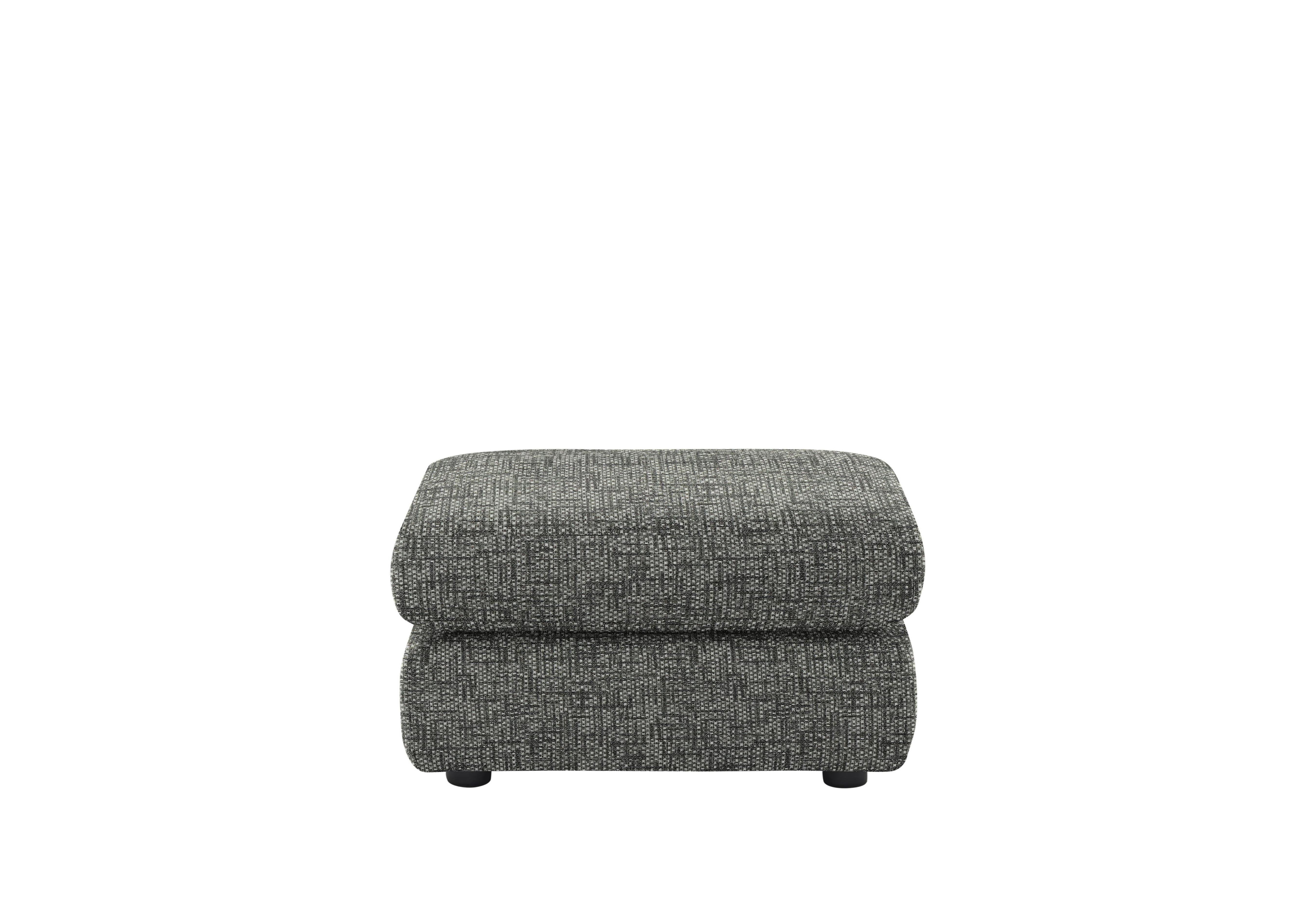 Avon Fabric Storage Footstool in B031 Remco Slate on Furniture Village