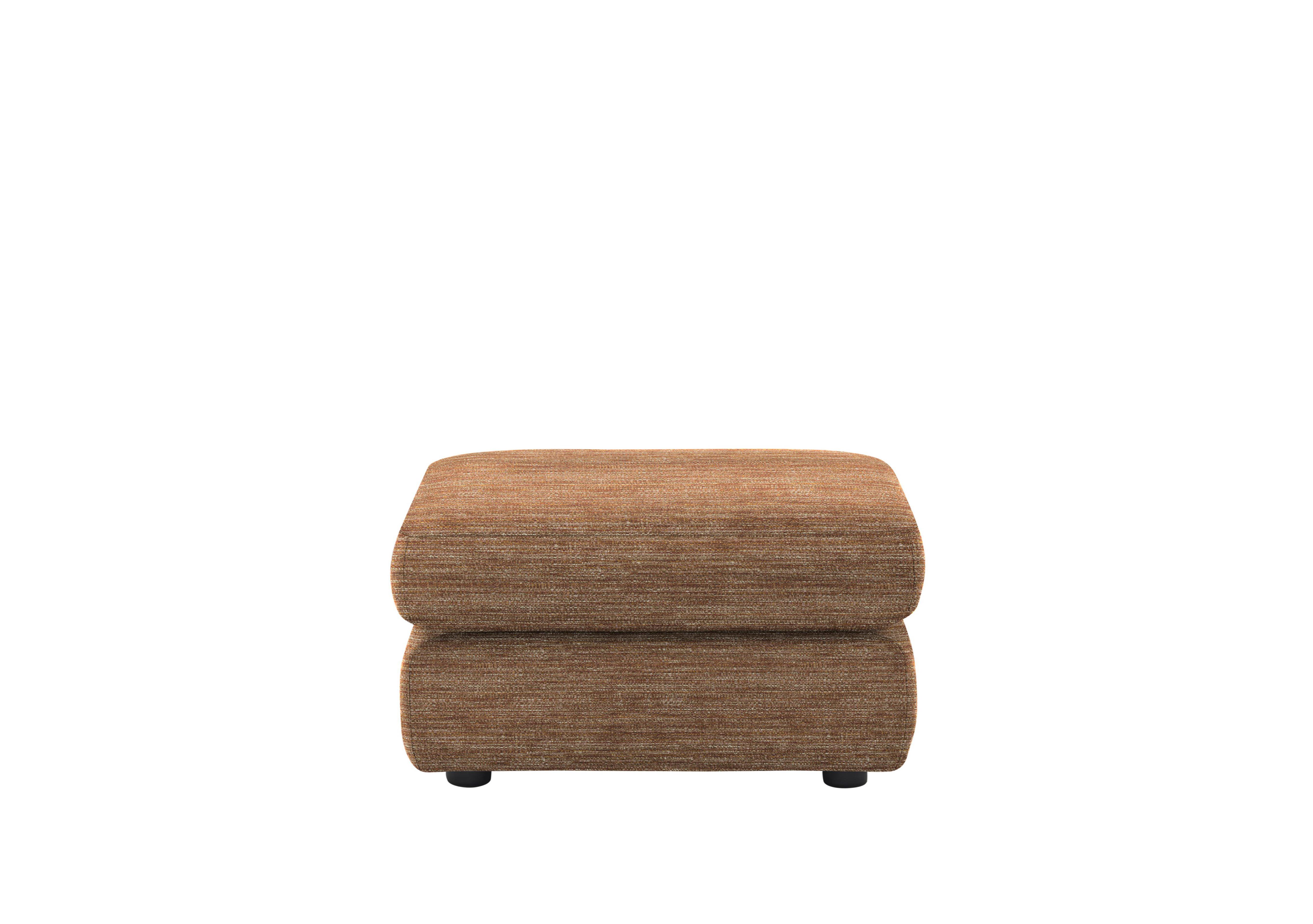 Avon Fabric Storage Footstool in B908 Victoria Ginger on Furniture Village
