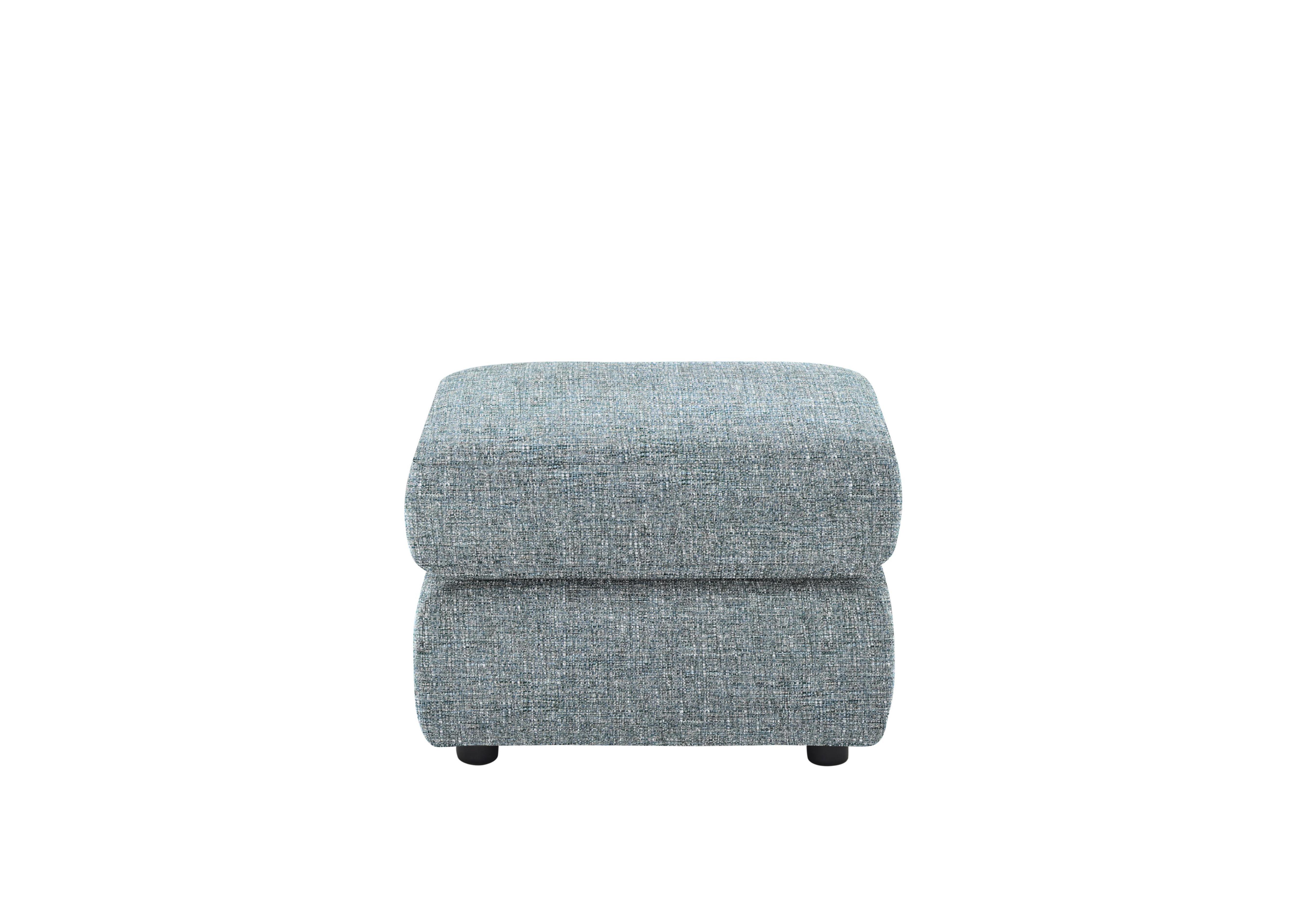 Avon Fabric Storage Footstool in B974 Arola Sky on Furniture Village