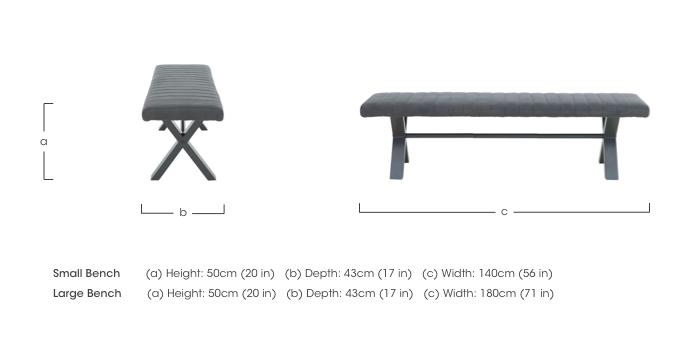 Moon Dining Bench in  on Furniture Village