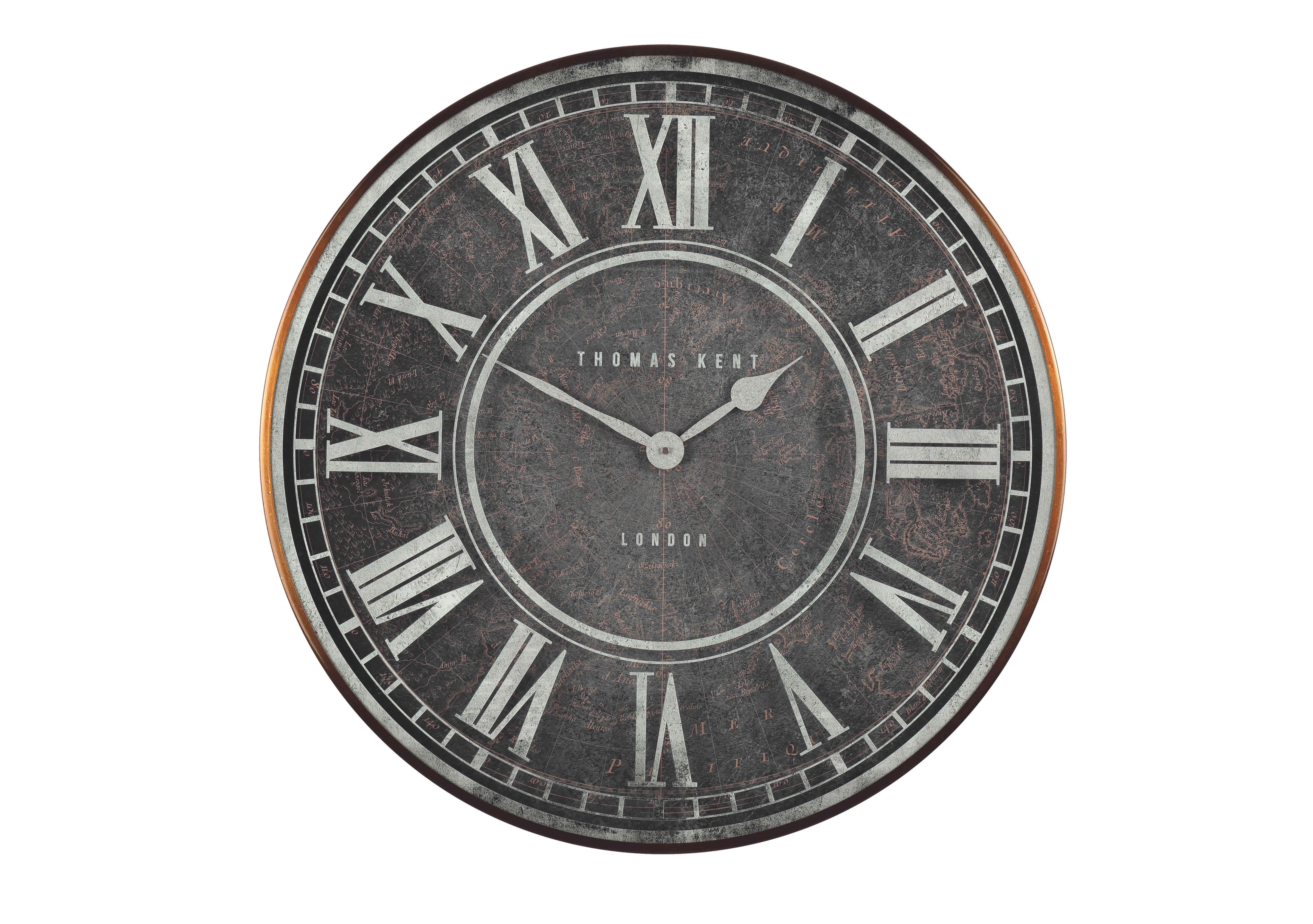 Florentine Large Wall Clock in Antique Graphite on Furniture Village