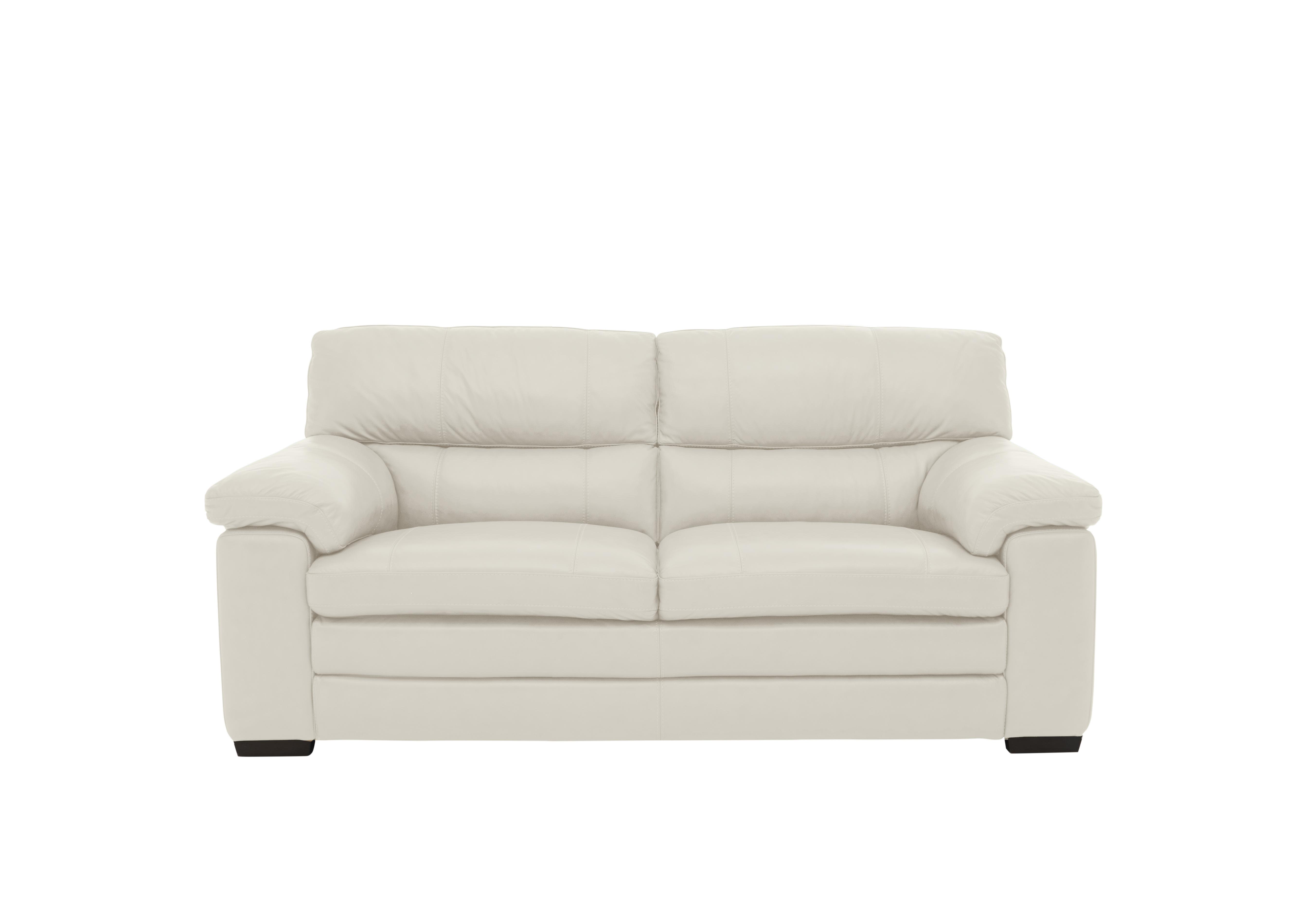 Cozee 2 Seater Pure Premium Leather Sofa in Bv-156e Frost on Furniture Village