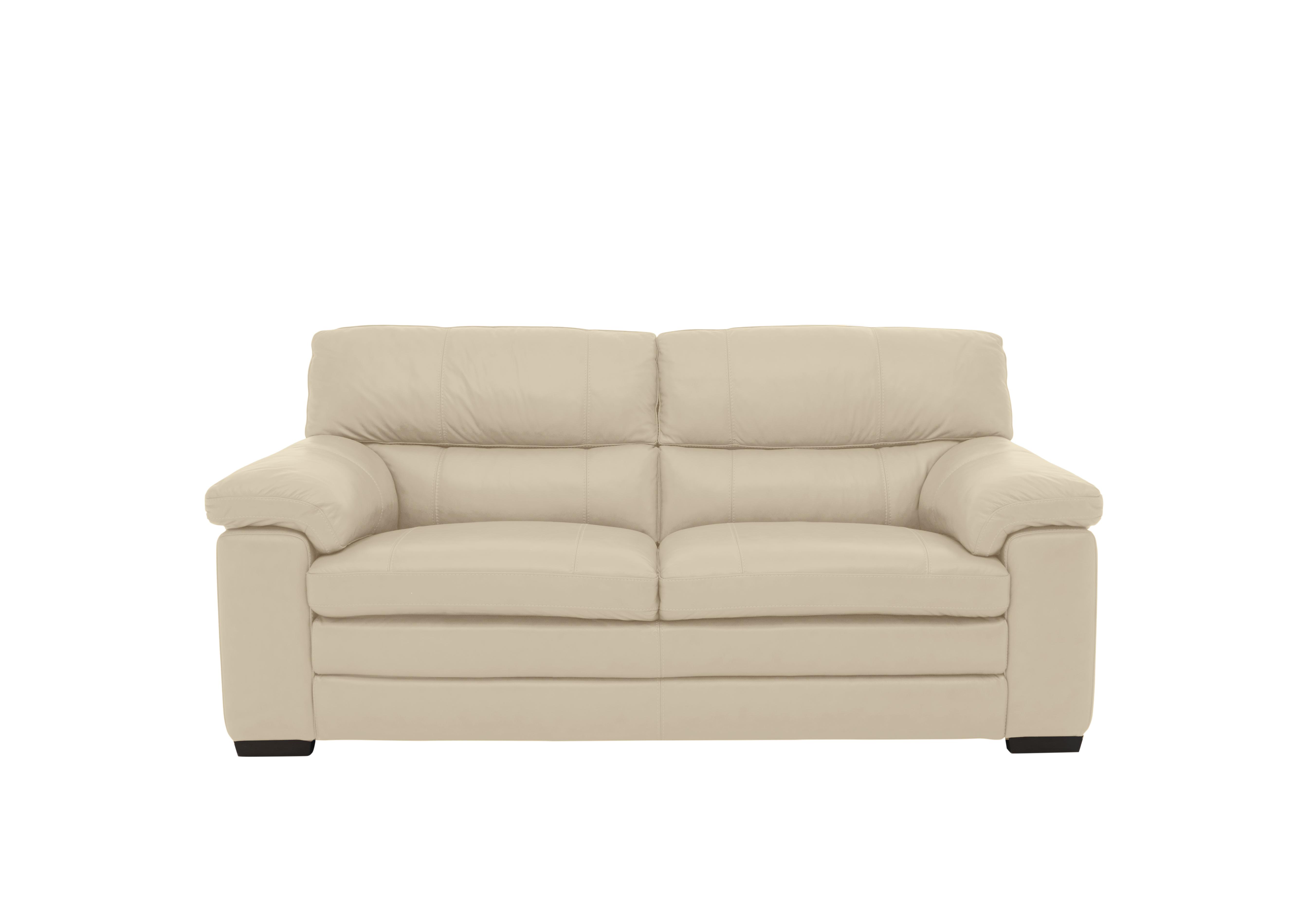 Cozee 2 Seater Pure Premium Leather Sofa in Bv-862c Bisque on Furniture Village