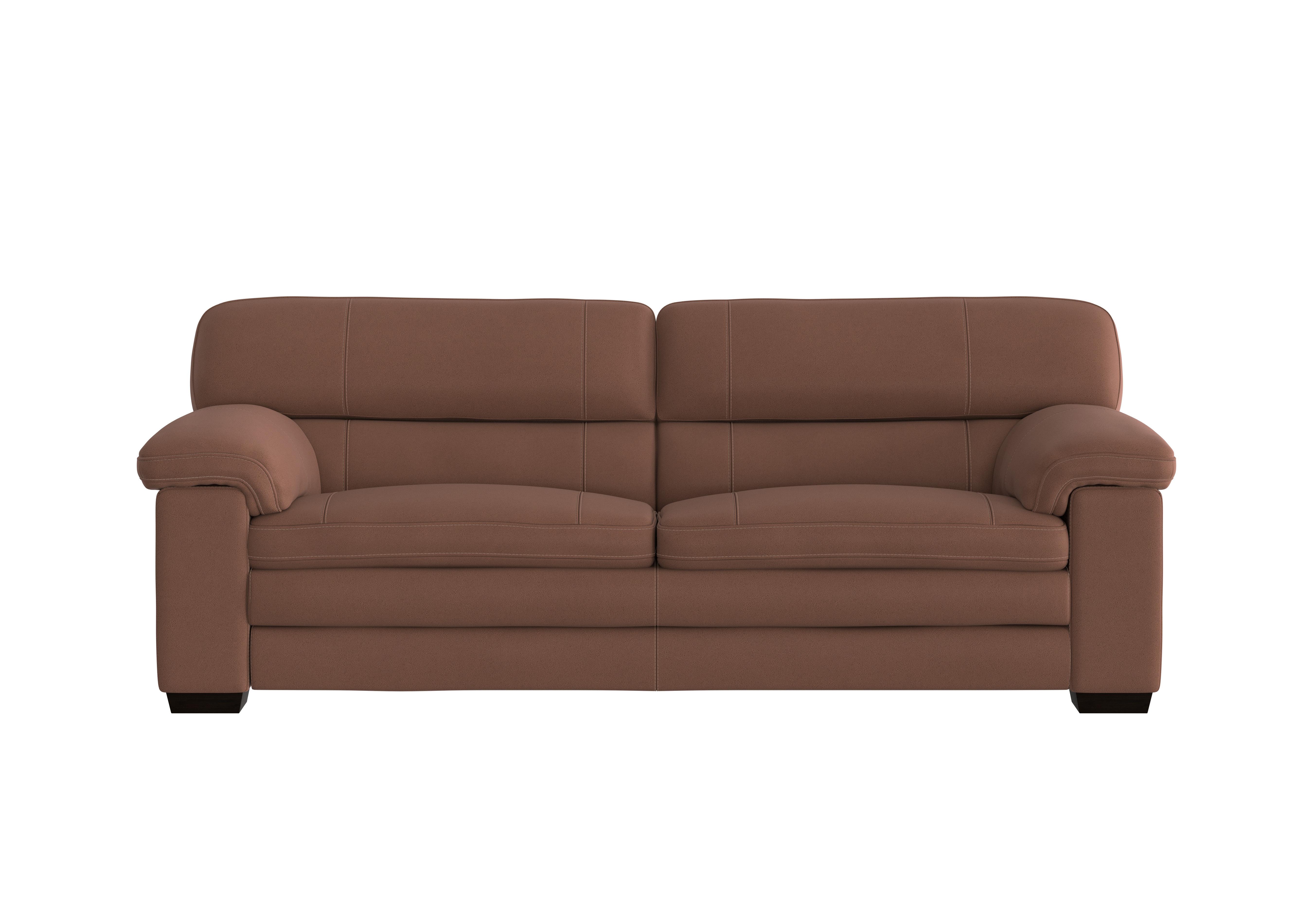 Cozee Fabric 3 Seater Sofa in Bfa-Blj-R05 Hazelnut on Furniture Village