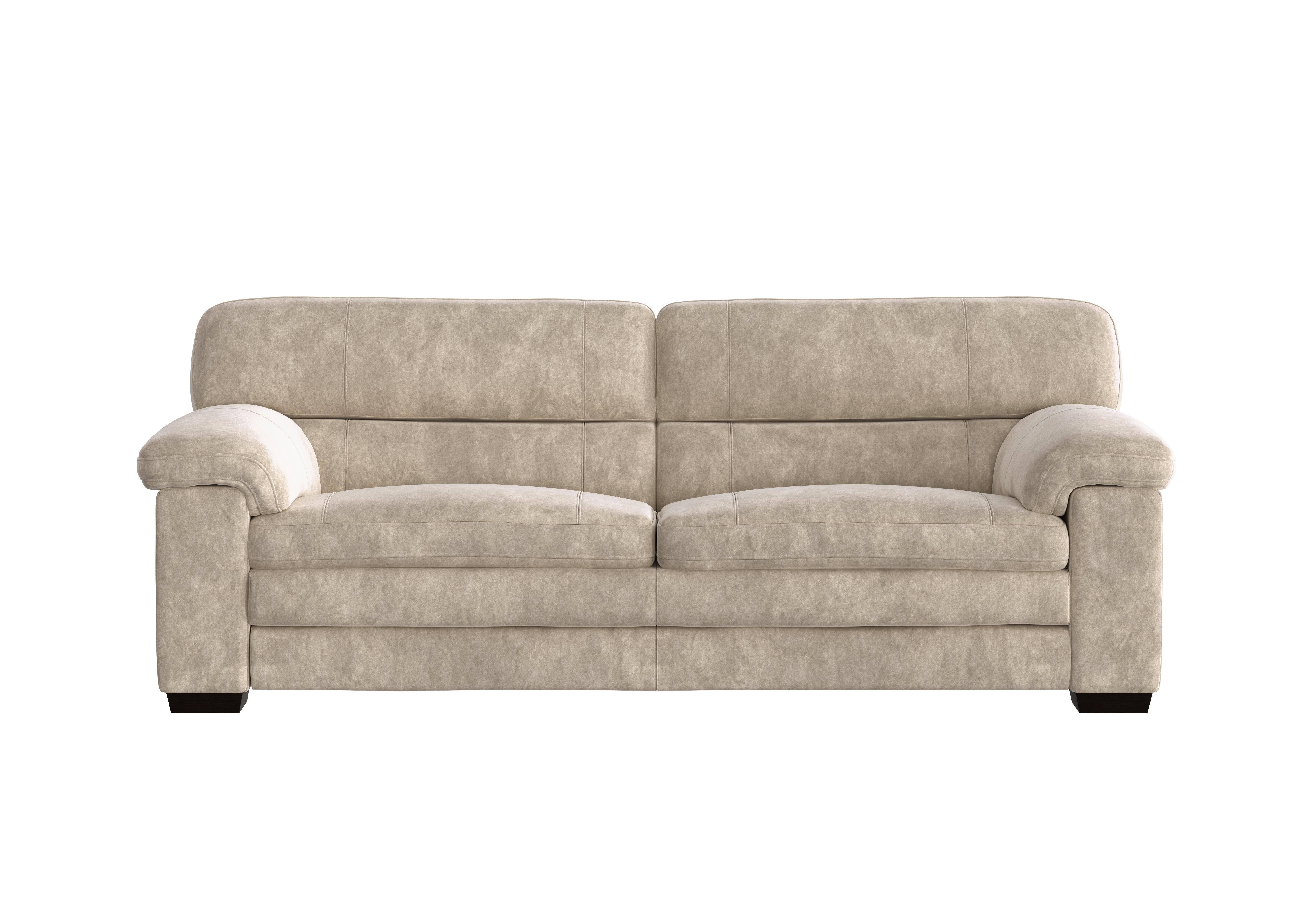 Cozee Fabric 3 Seater Sofa in Bfa-Bnn-R26 Fv2 Cream on Furniture Village