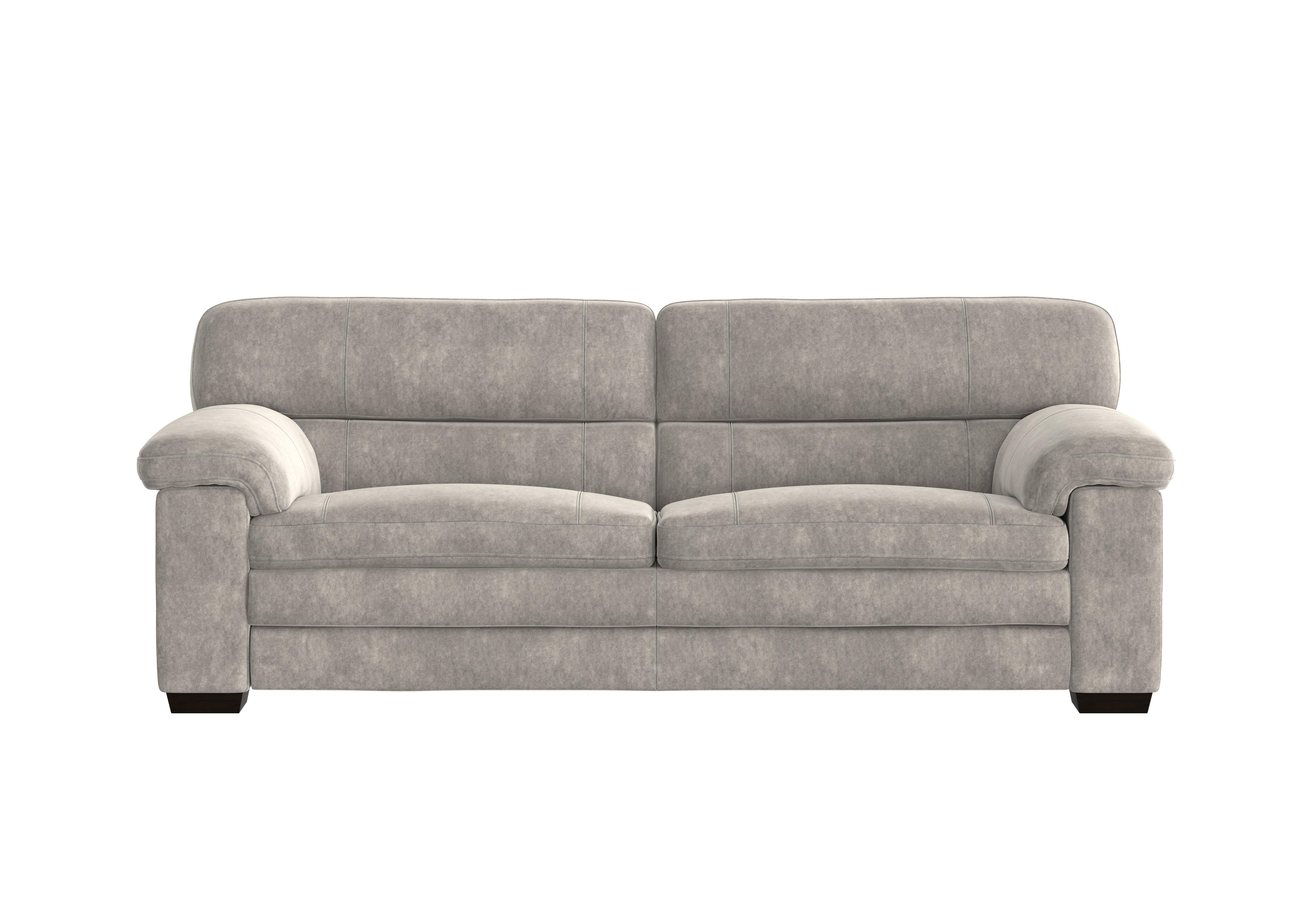 Cozee Fabric 3 Seater Sofa in Bfa-Bnn-R28 Fv3 Grey on Furniture Village