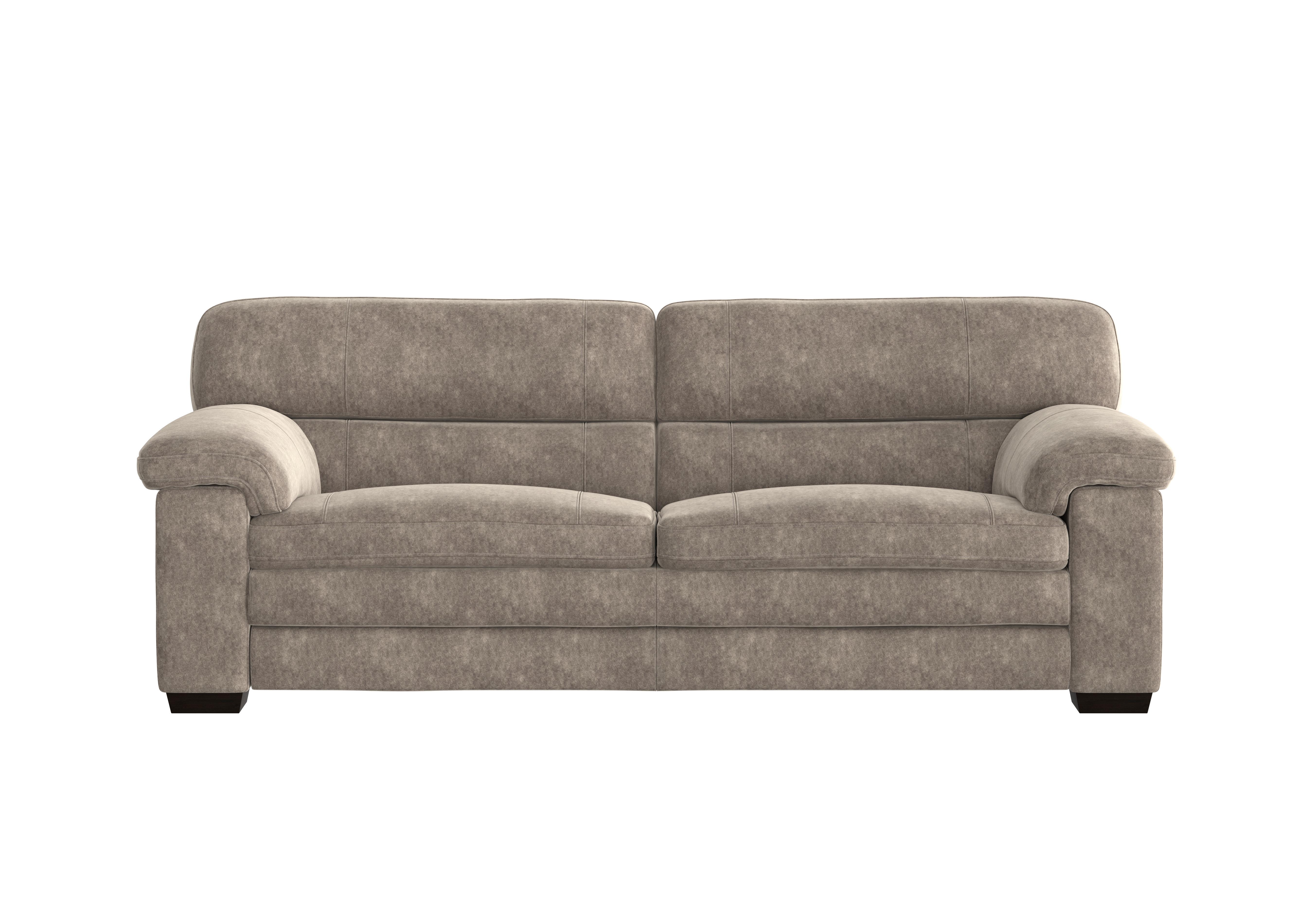 Cozee Fabric 3 Seater Sofa in Bfa-Bnn-R29 Fv1 Mink on Furniture Village