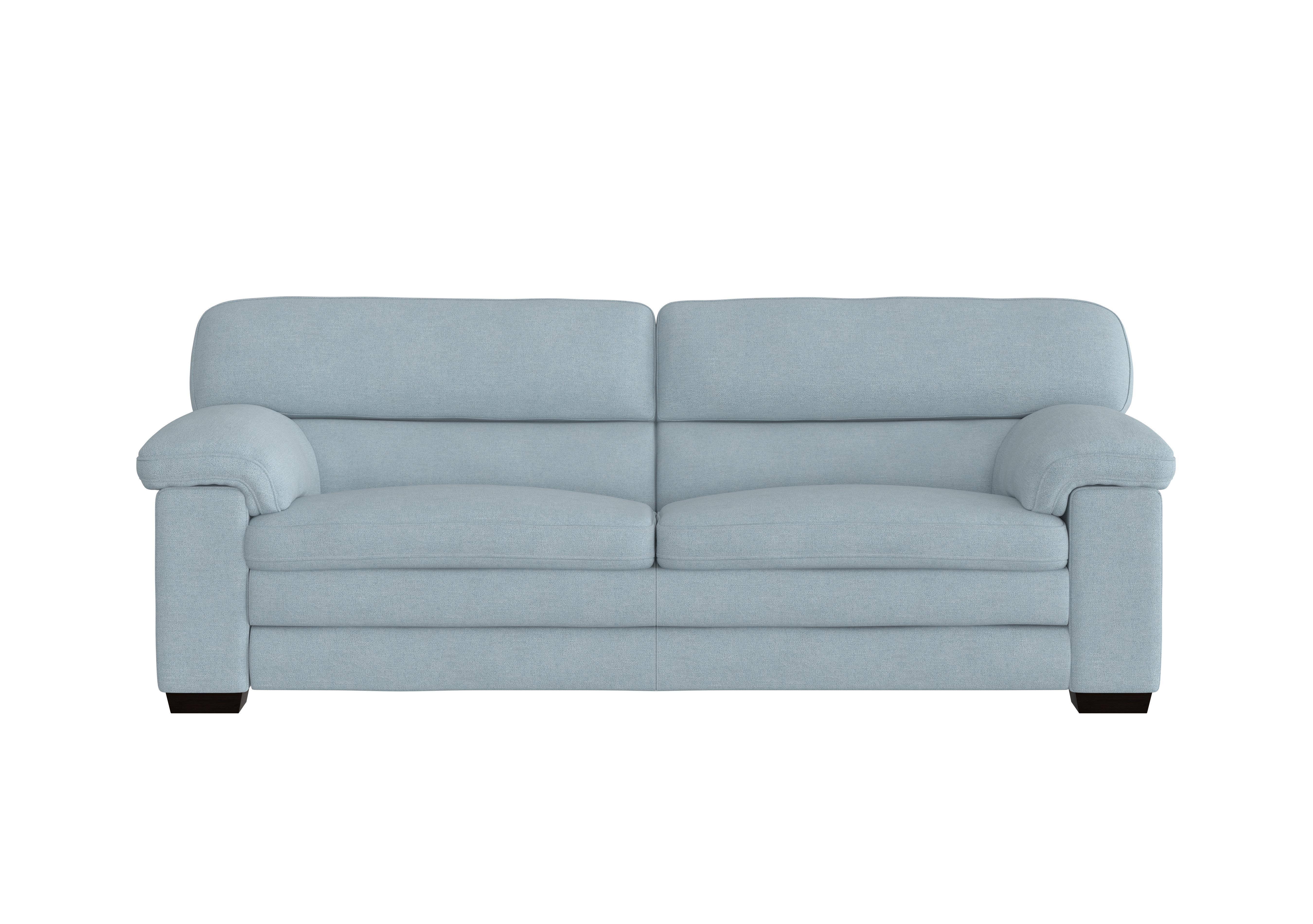 Cozee Fabric 3 Seater Sofa in Fab-Meo-R17 Baby Blue on Furniture Village