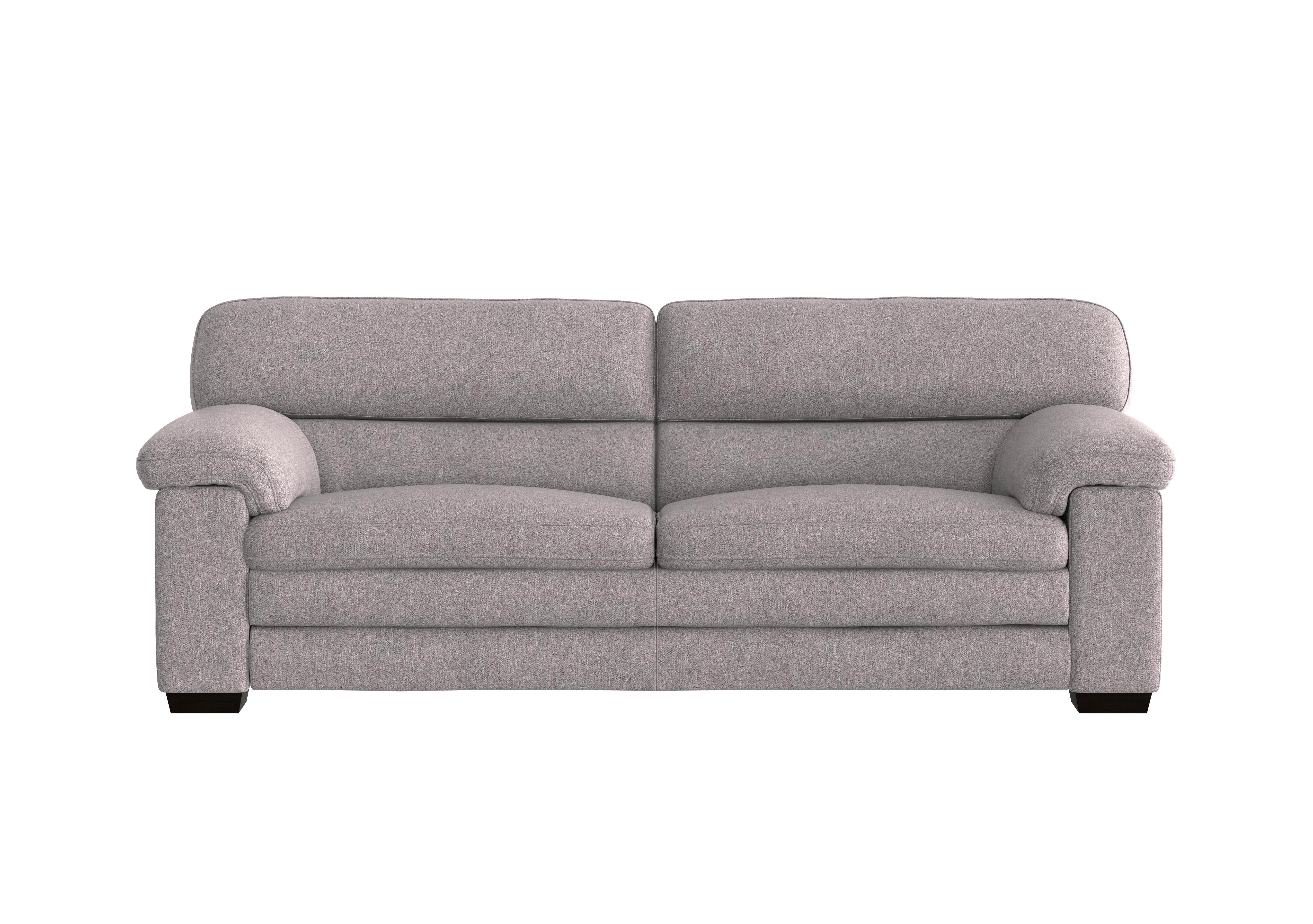 Cozee Fabric 3 Seater Sofa in Fab-Meo-R27 Pewter on Furniture Village