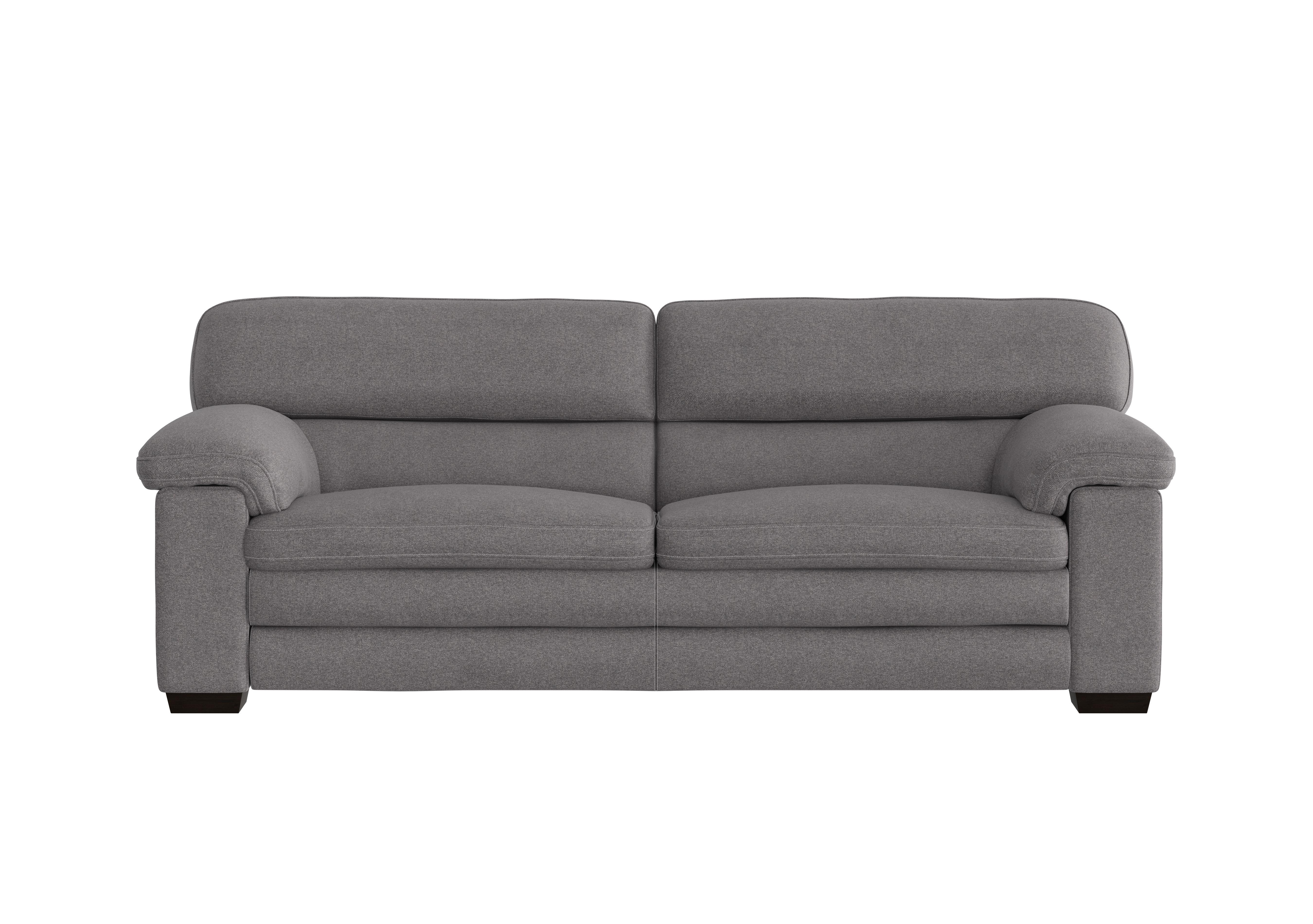Cozee Fabric 3 Seater Sofa in Fab-Ska-R31 Charcoal Grey on Furniture Village
