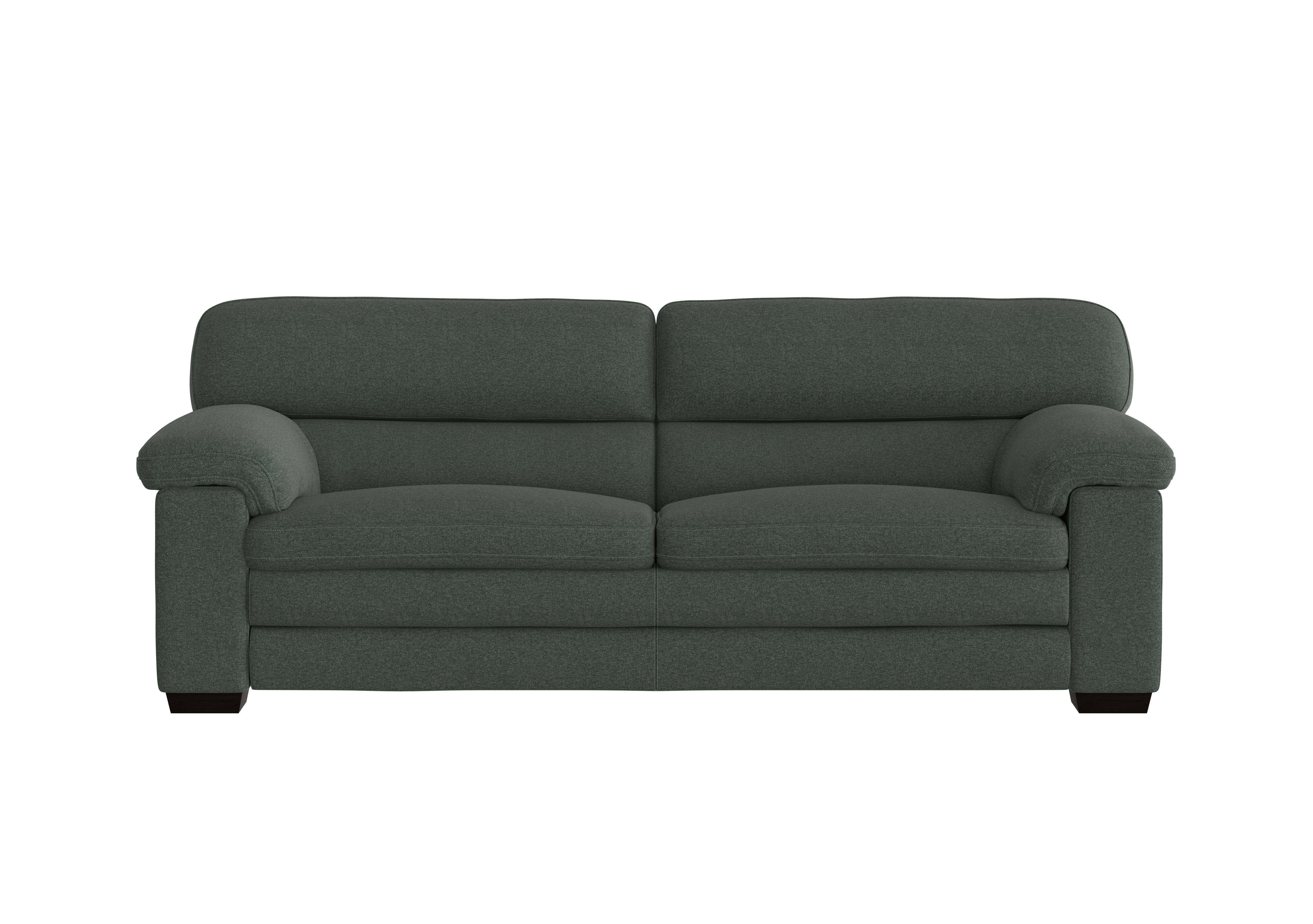 Cozee Fabric 3 Seater Sofa in Fab-Ska-R48 Moss Green on Furniture Village
