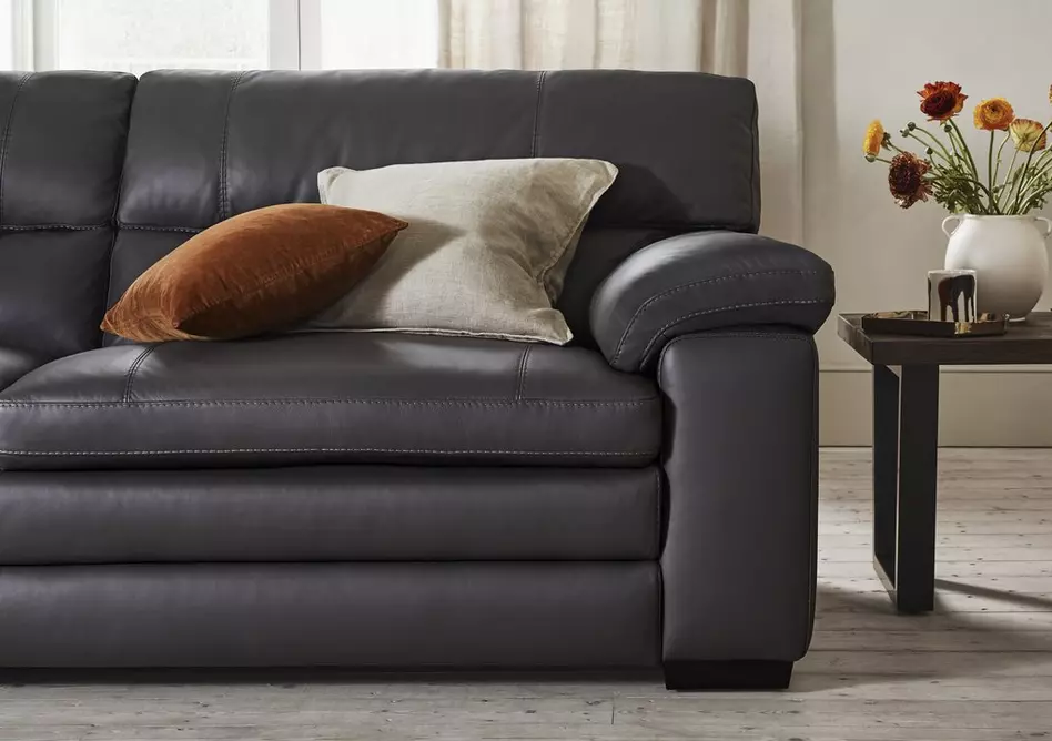 Cozee 3 Seater Pure Premium Leather Sofa