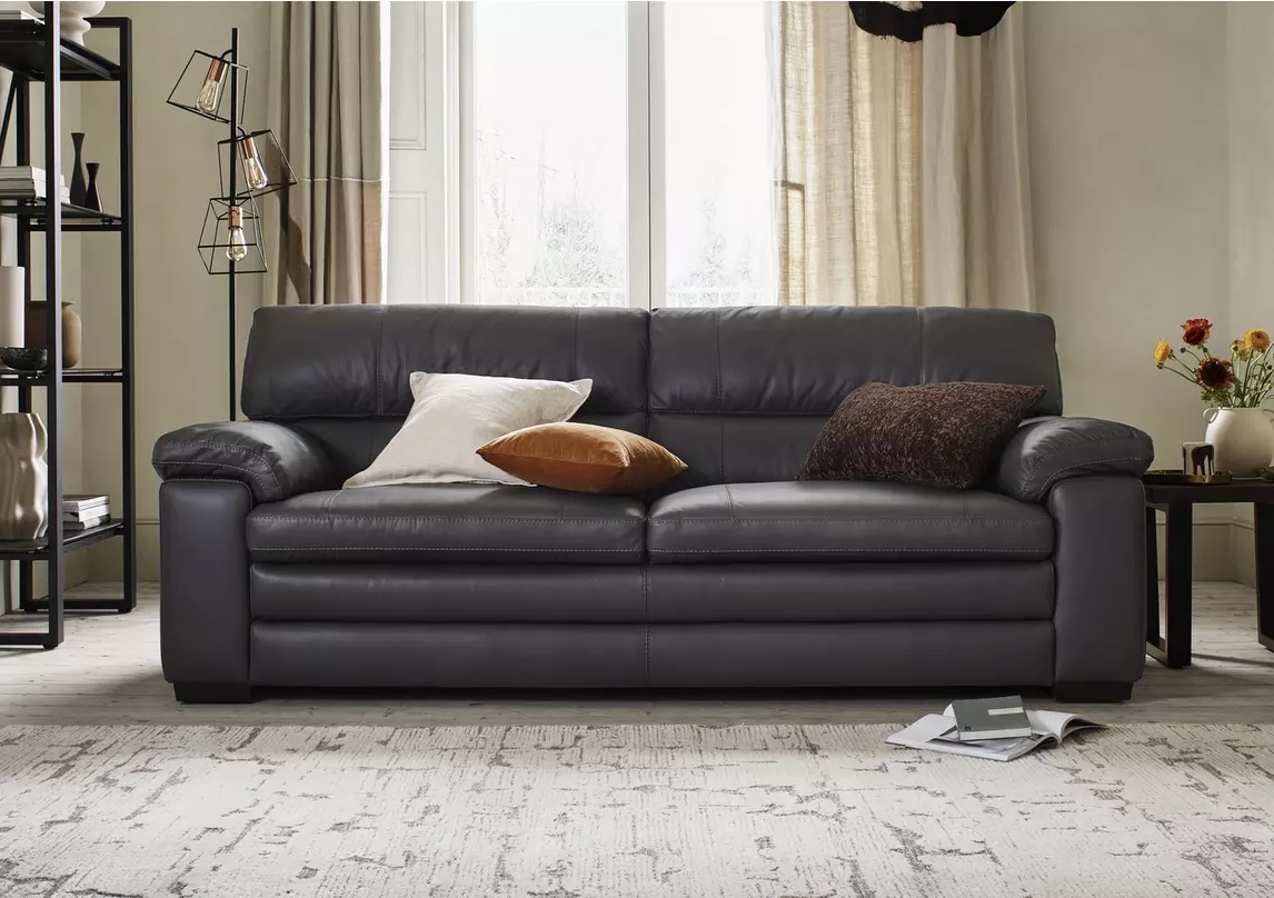 Cozee 3 Seater Pure Premium Leather Sofa World of Leather Furniture Village
