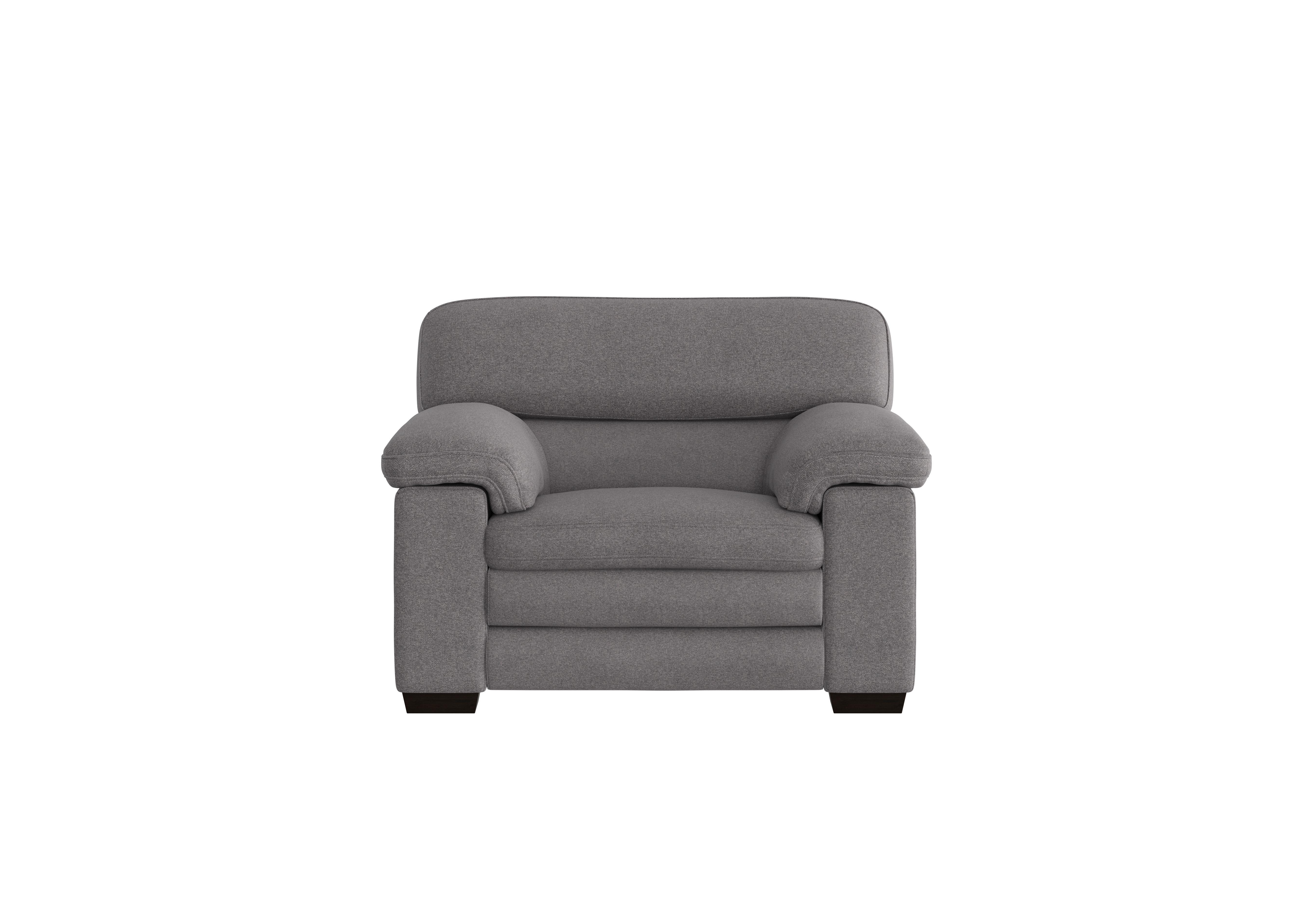 Cozee Fabric Armchair in Fab-Ska-R31 Charcoal Grey on Furniture Village