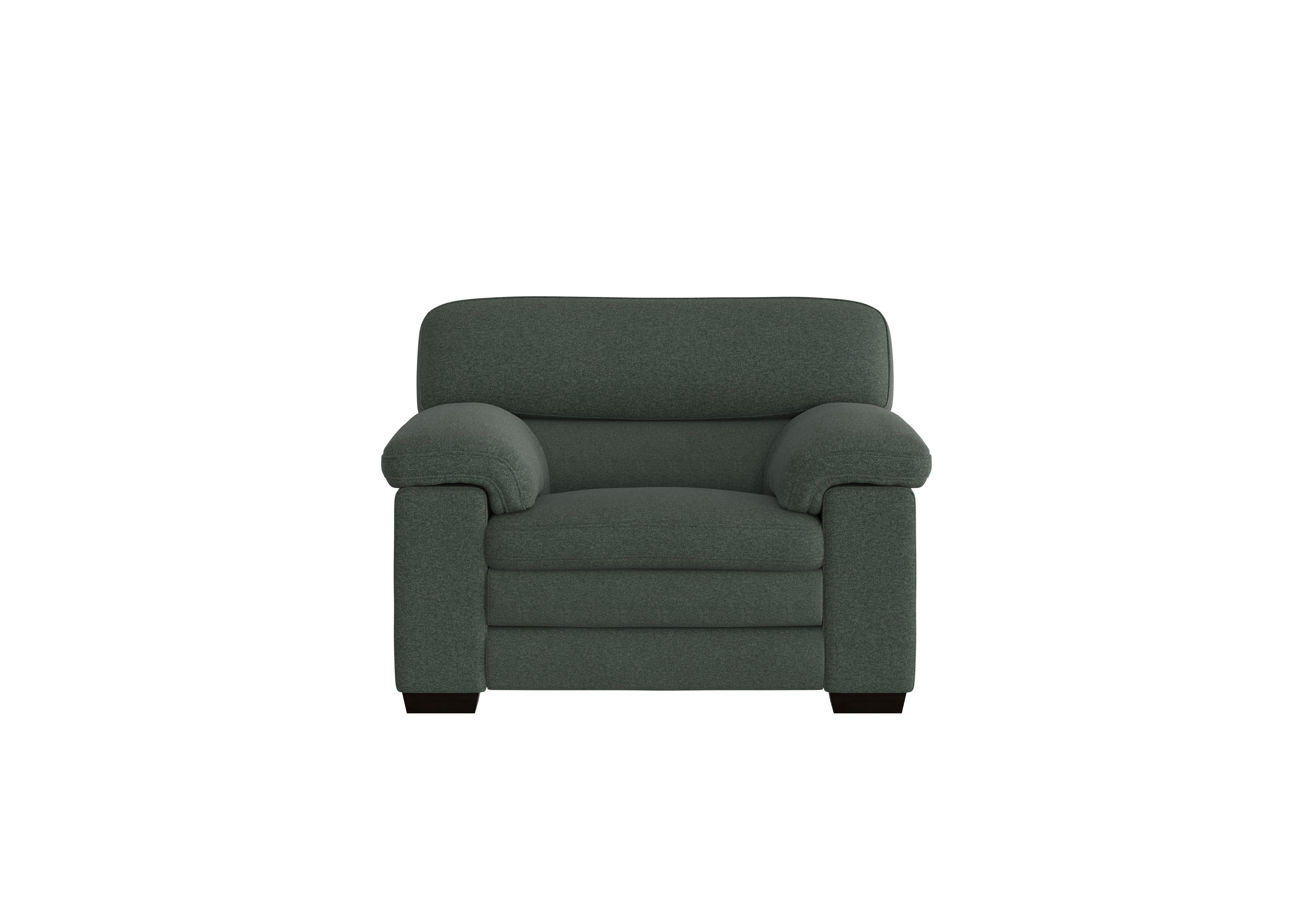 Cozee Fabric Armchair in Fab-Ska-R48 Moss Green on Furniture Village