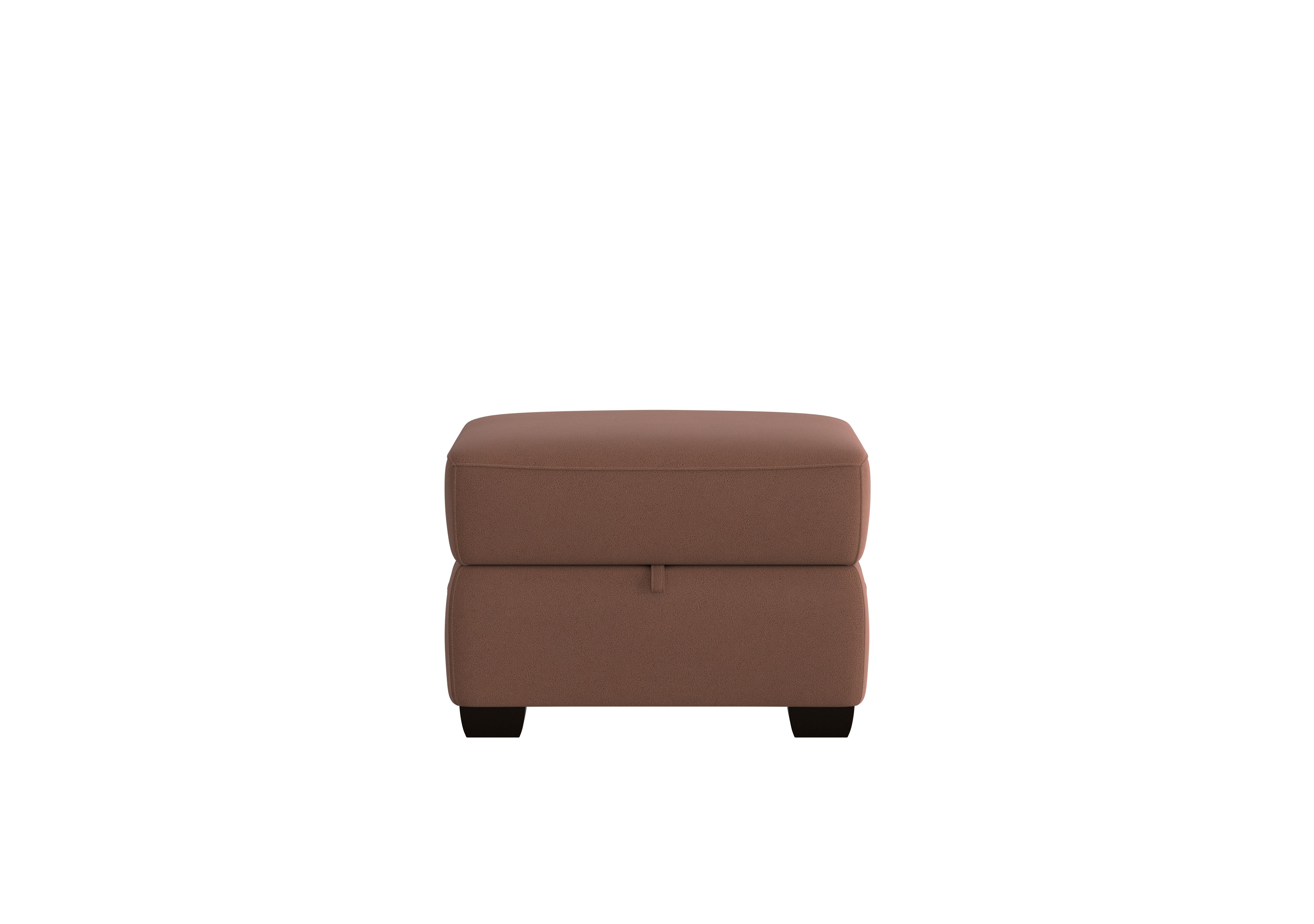 Cozee Fabric Storage Footstool in Bfa-Blj-R05 Hazelnut on Furniture Village