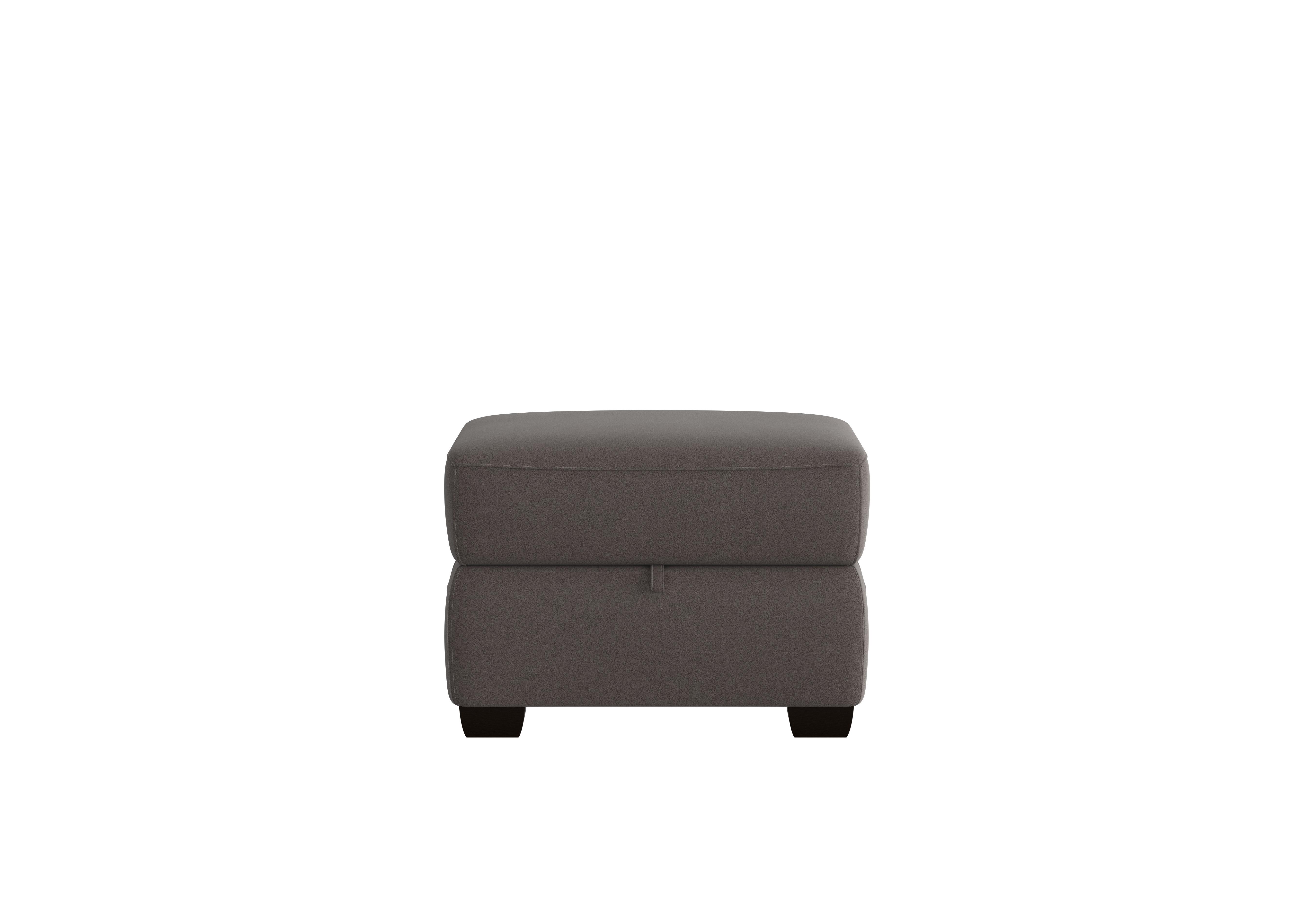 Cozee Fabric Storage Footstool in Bfa-Blj-R16 Grey on Furniture Village