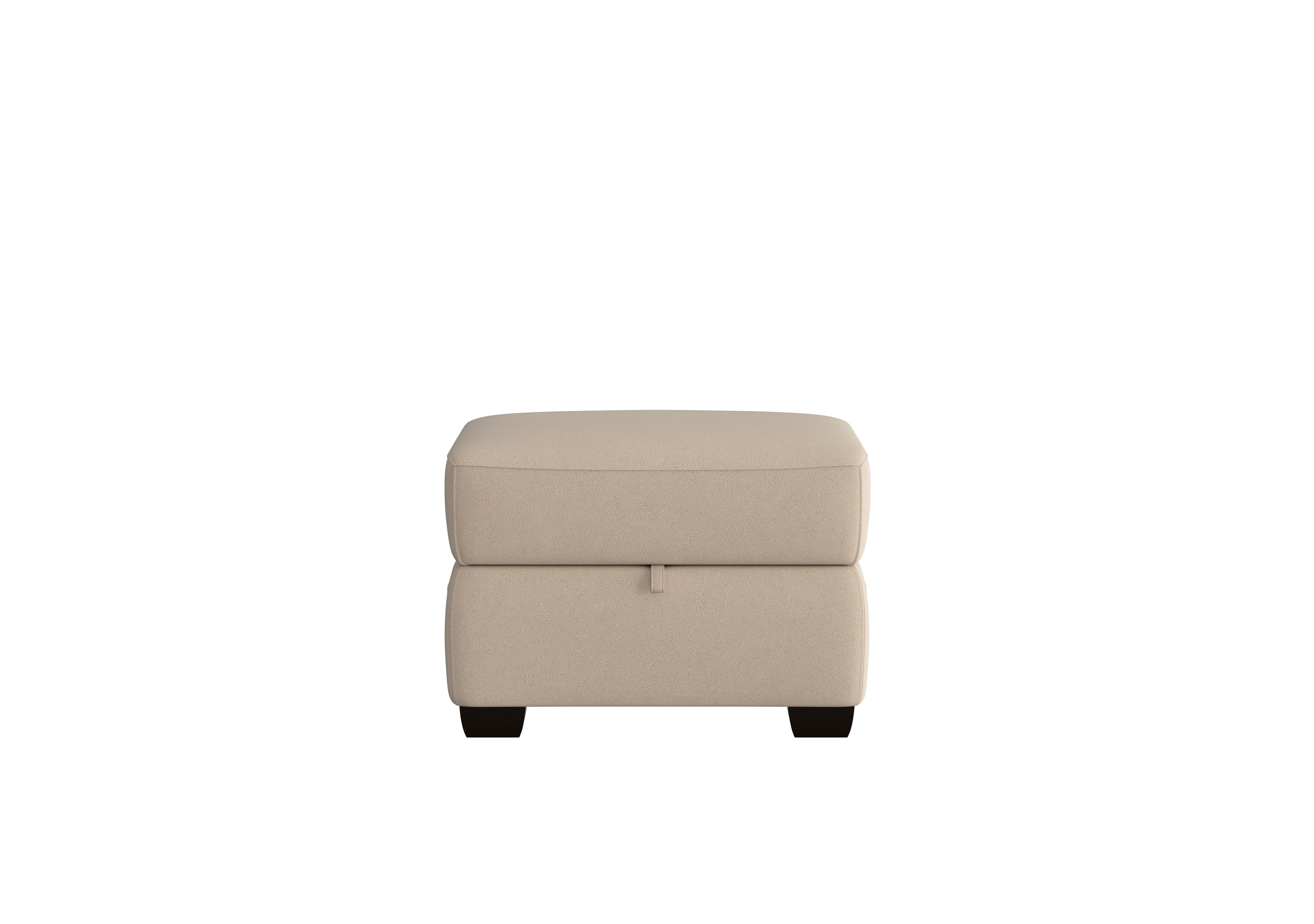 Cozee Fabric Storage Footstool in Bfa-Blj-R20 Bisque on Furniture Village