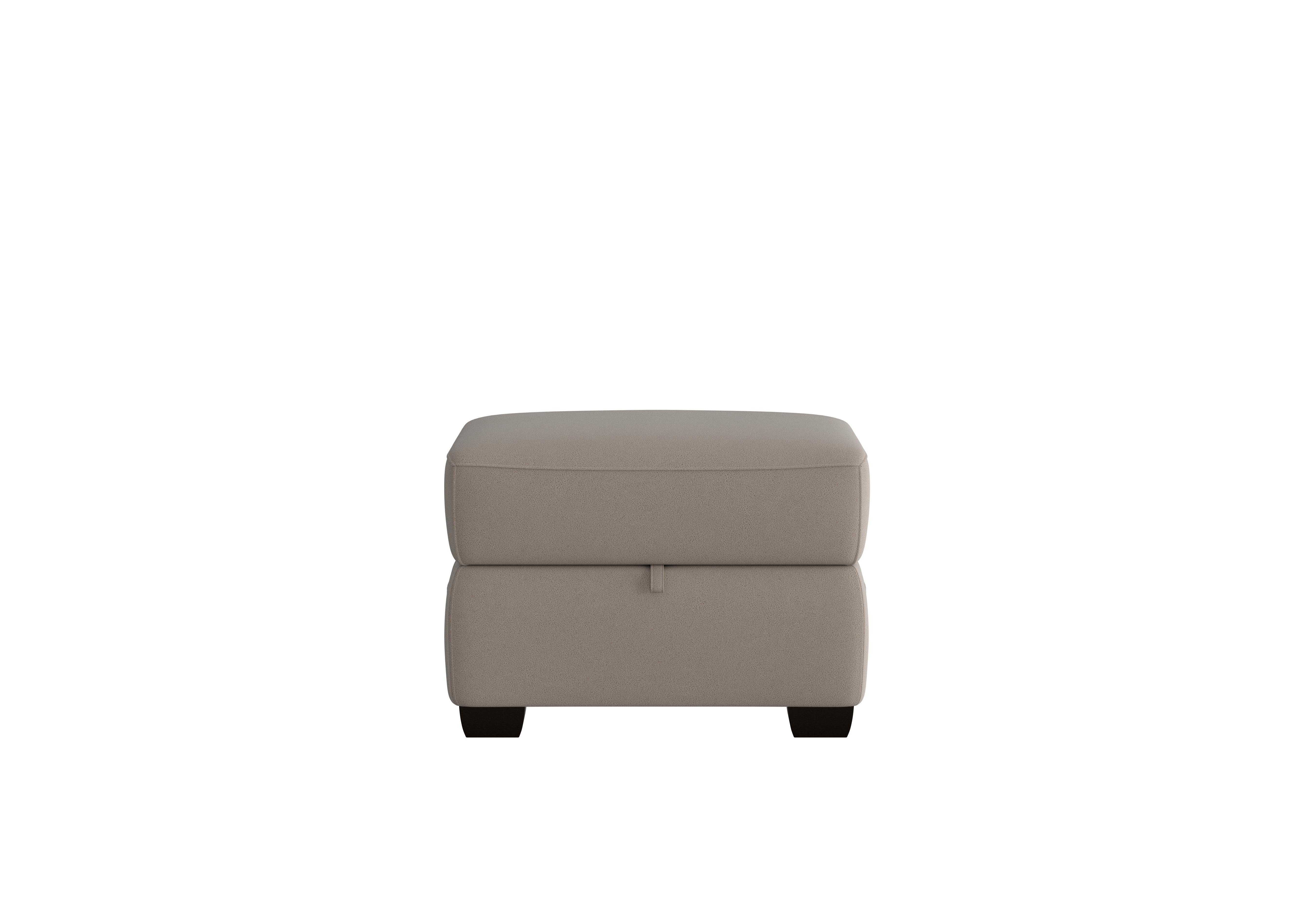 Cozee Fabric Storage Footstool in Bfa-Blj-R946 Silver on Furniture Village