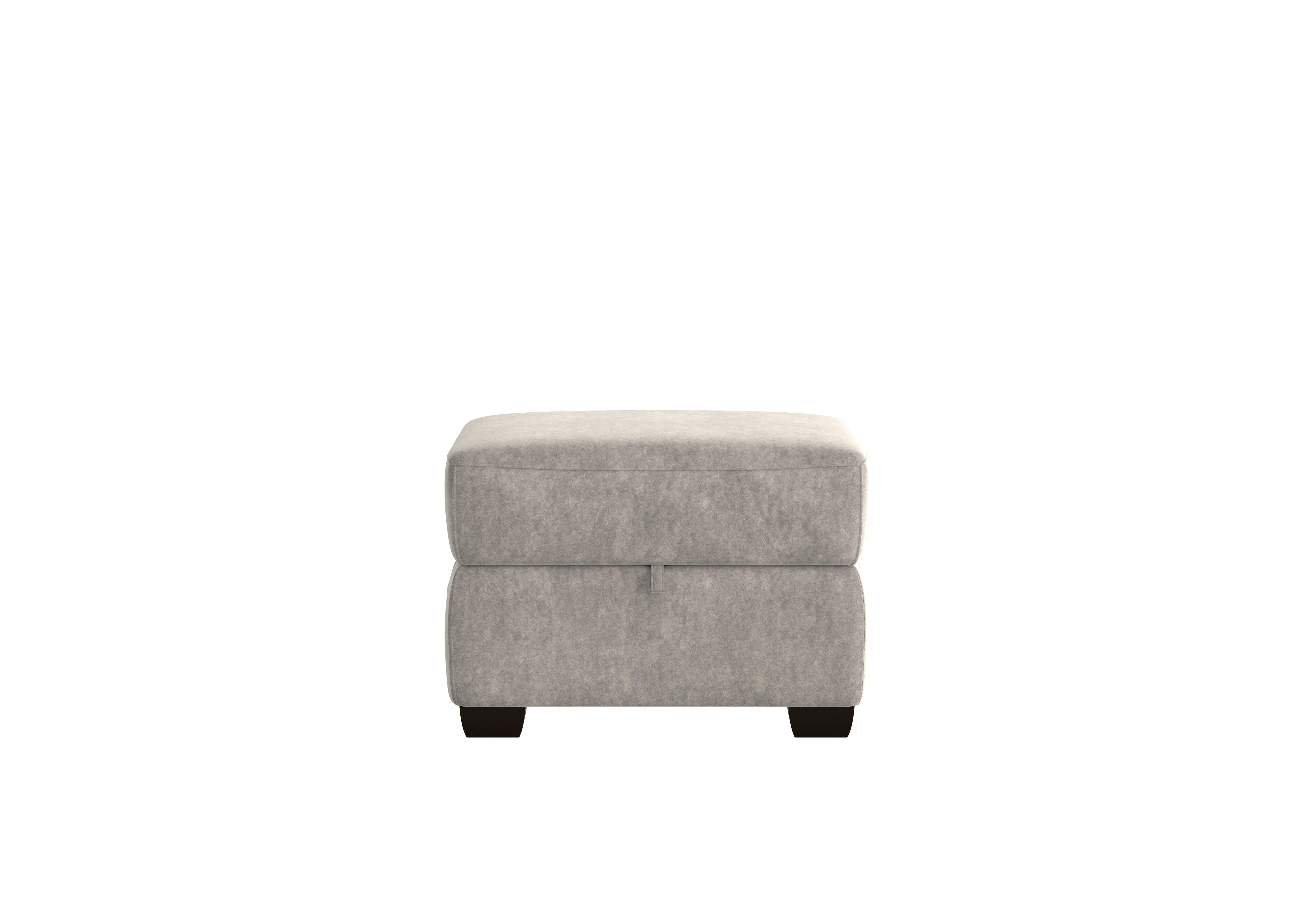 Cozee Fabric Storage Footstool in Bfa-Bnn-R28 Fv3 Grey on Furniture Village