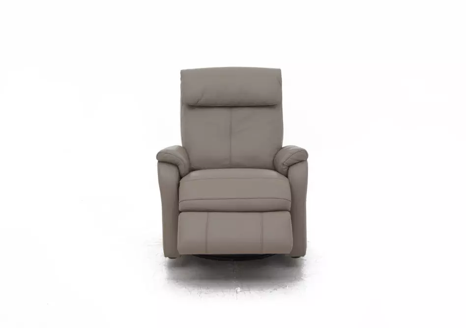 Rowan Leather Swivel Rocker Recliner Armchair