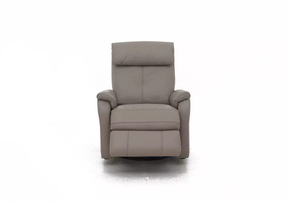 Rowan Leather Swivel Rocker Recliner Armchair
