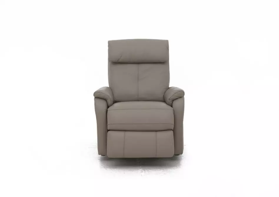 Rowan Leather Swivel Rocker Recliner Armchair