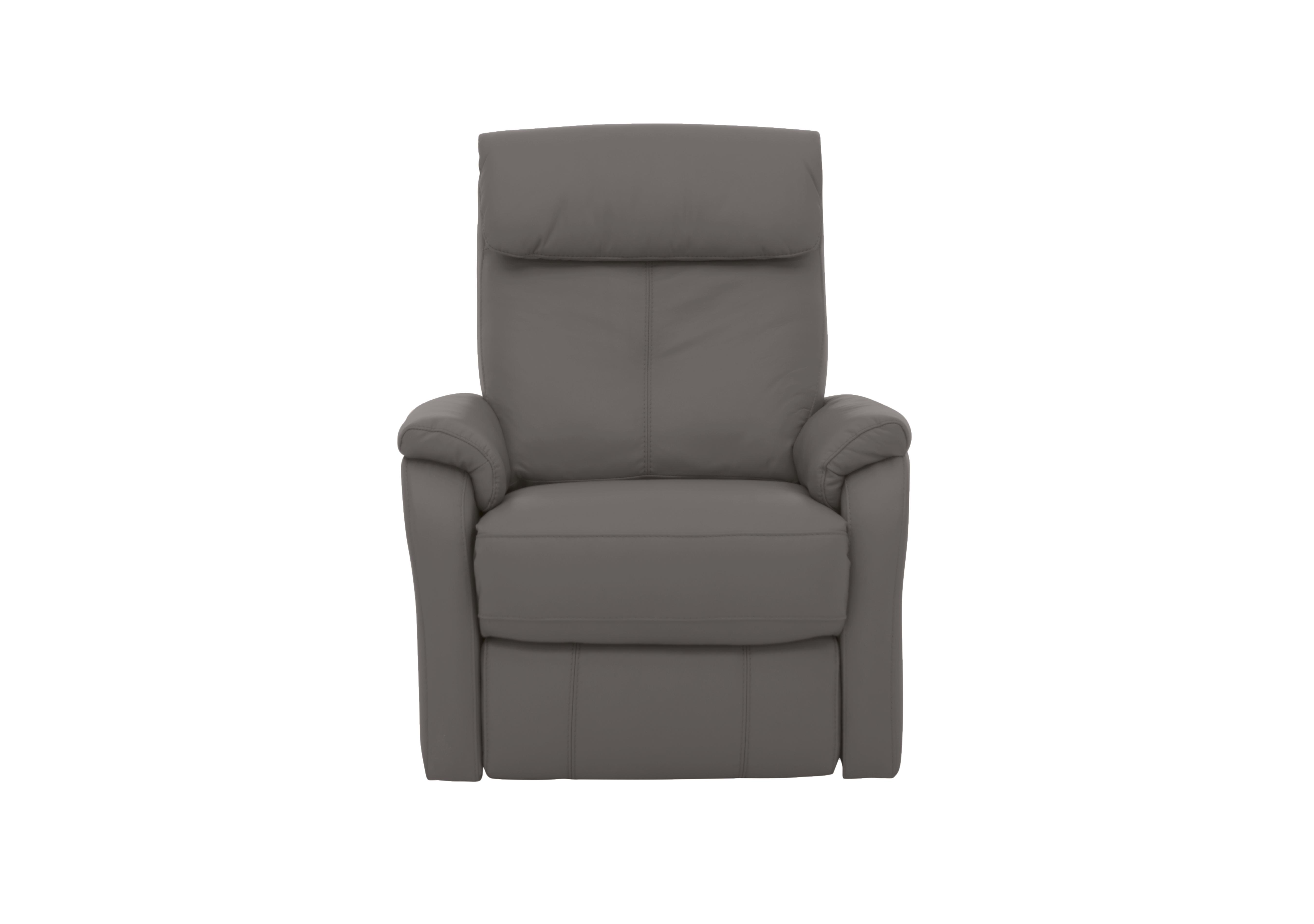 Rowan Leather Swivel Rocker Recliner Armchair in Nc-042e Elephant on Furniture Village