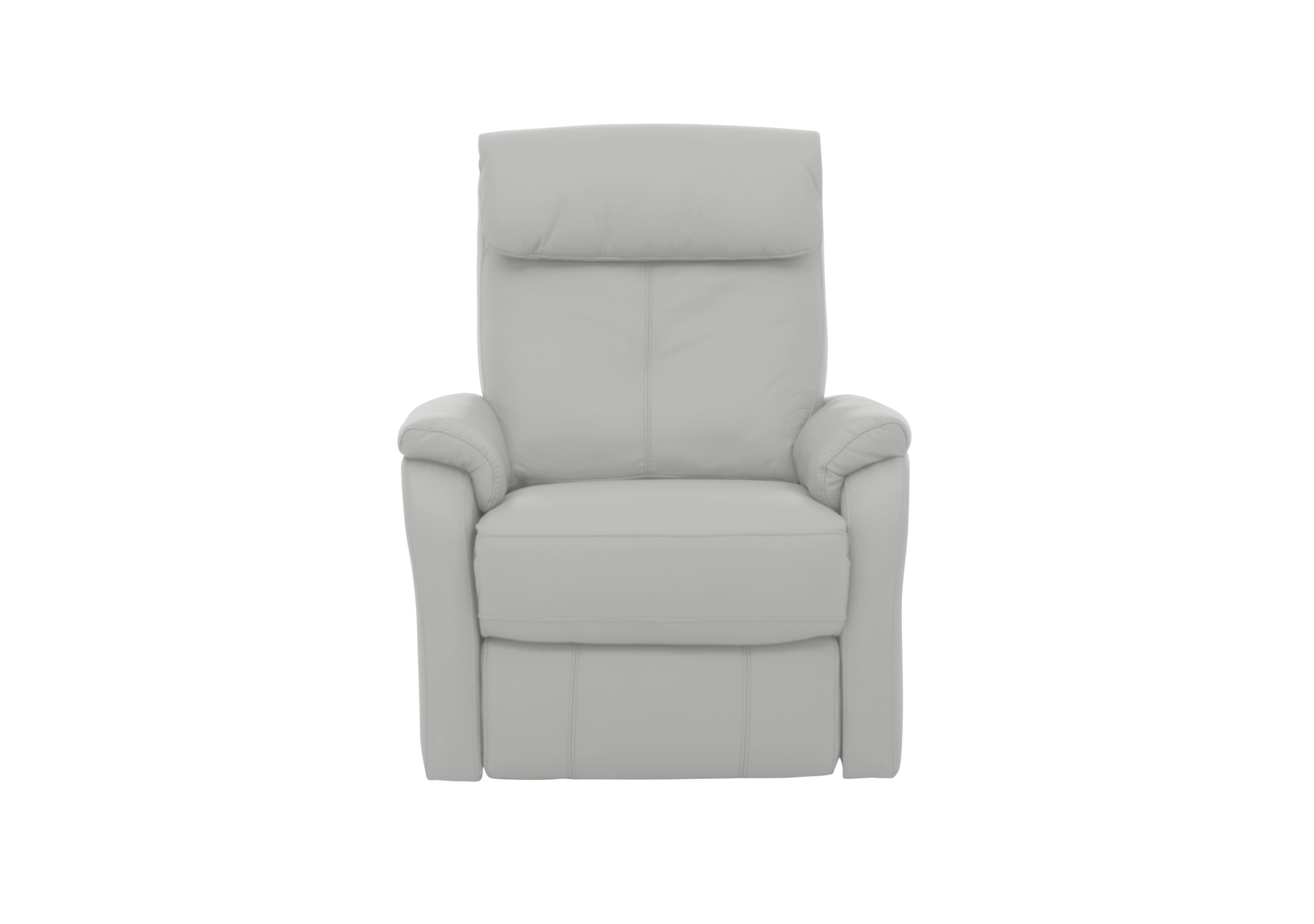 Rowan Leather Swivel Rocker Recliner Armchair in Nc-251e Grey on Furniture Village