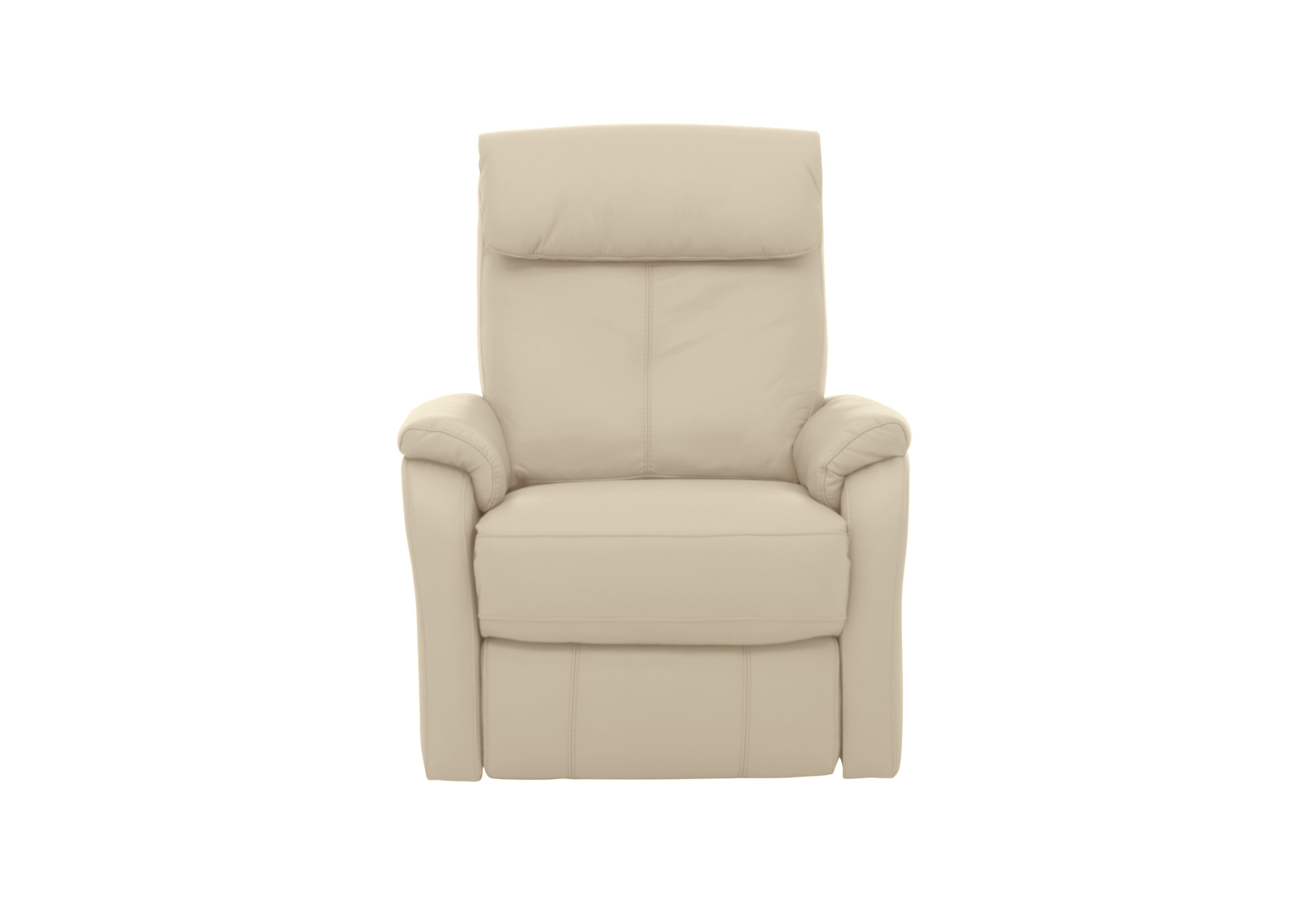 Rowan Leather Swivel Rocker Recliner Armchair in Nc-862c Bisque on Furniture Village