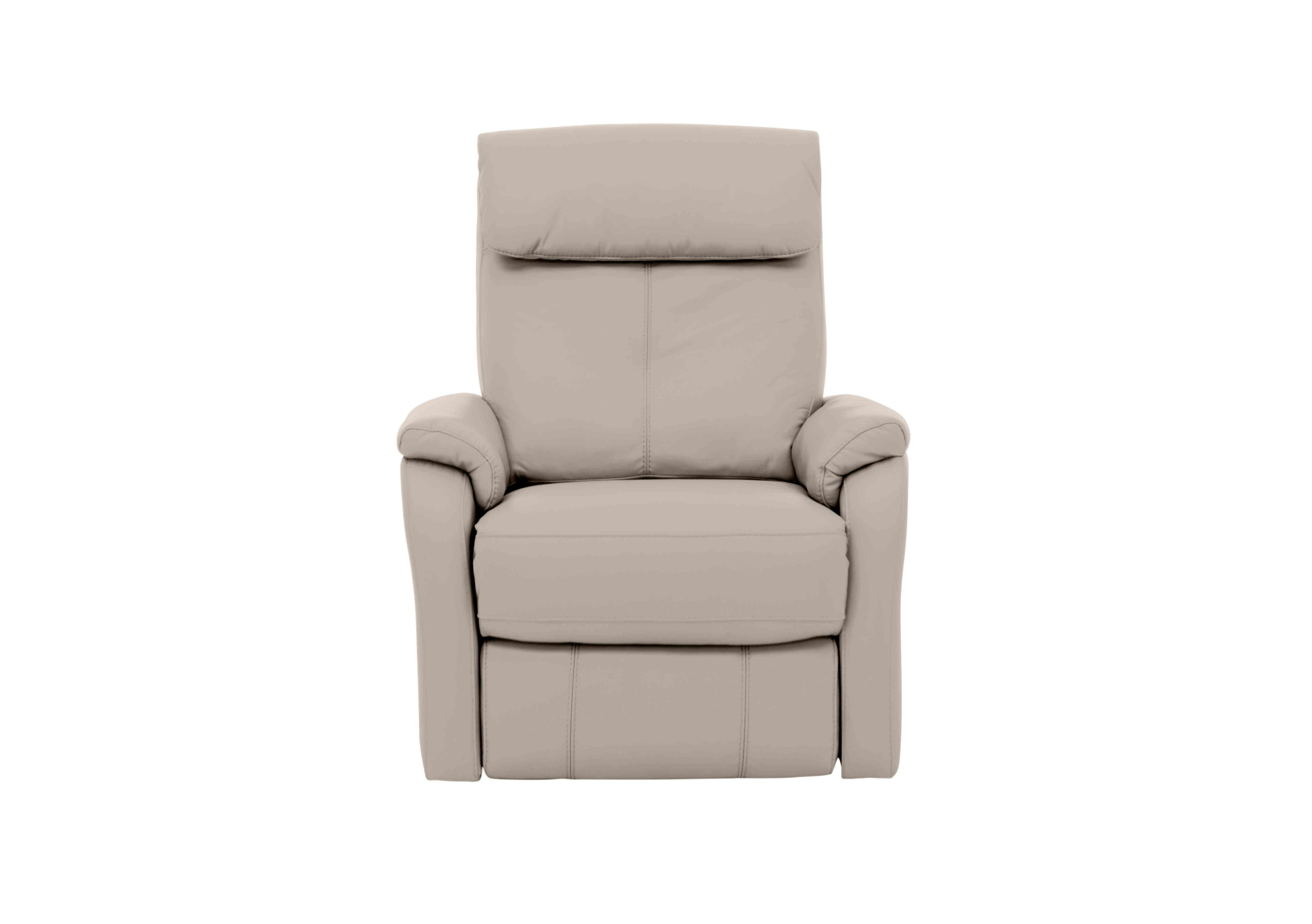 Rowan Leather Swivel Rocker Recliner Armchair in Nc-946b Feather Grey on Furniture Village