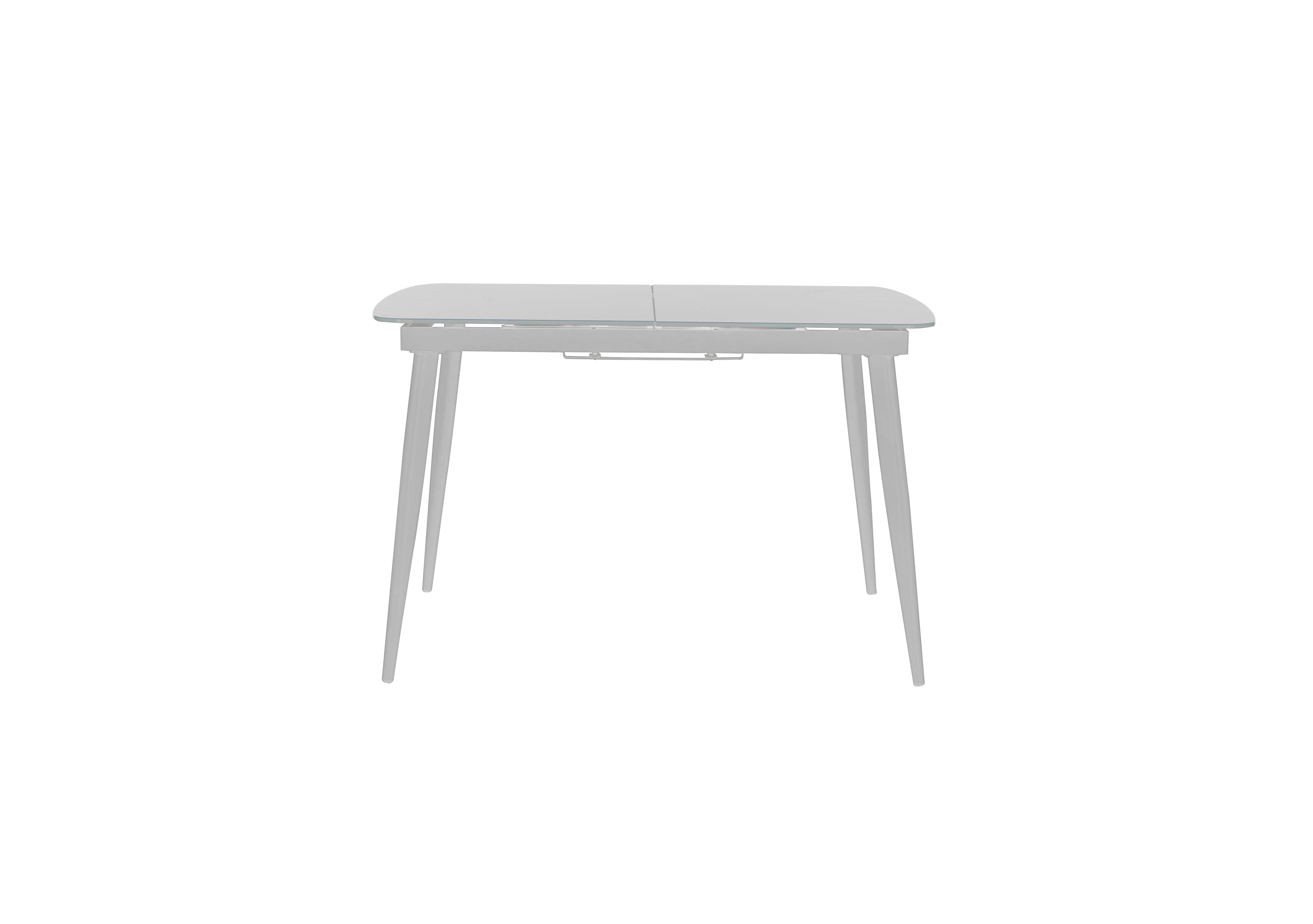 Ace Small Extending Dining Table in White on Furniture Village