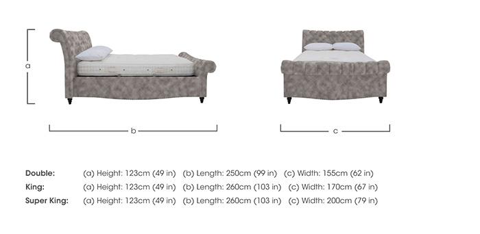 Aurora Side Lift Ottoman Bed Frame in  on Furniture Village
