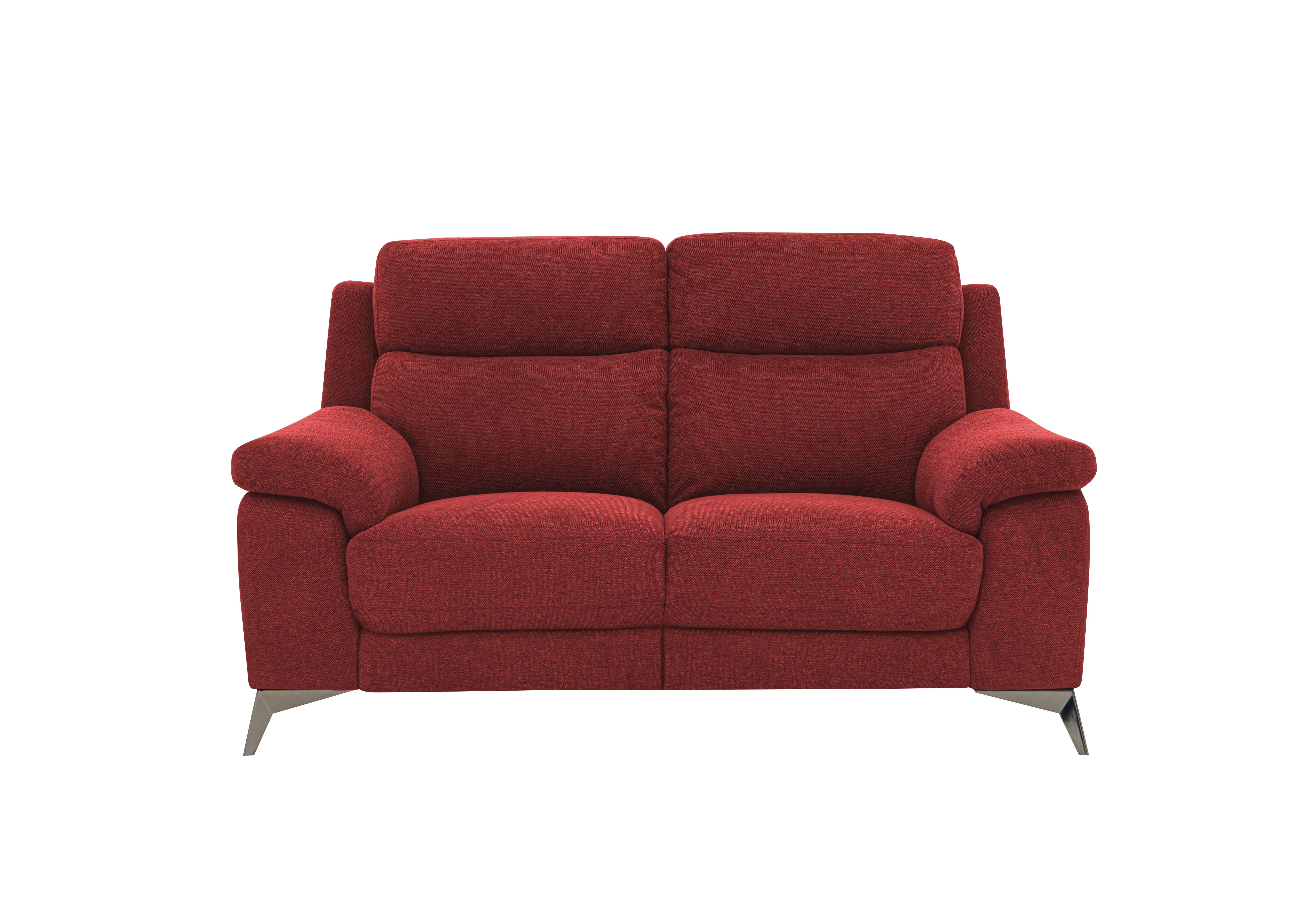 Missouri 2 Seater Fabric Sofa in Fab-Blt-R29 Red on Furniture Village