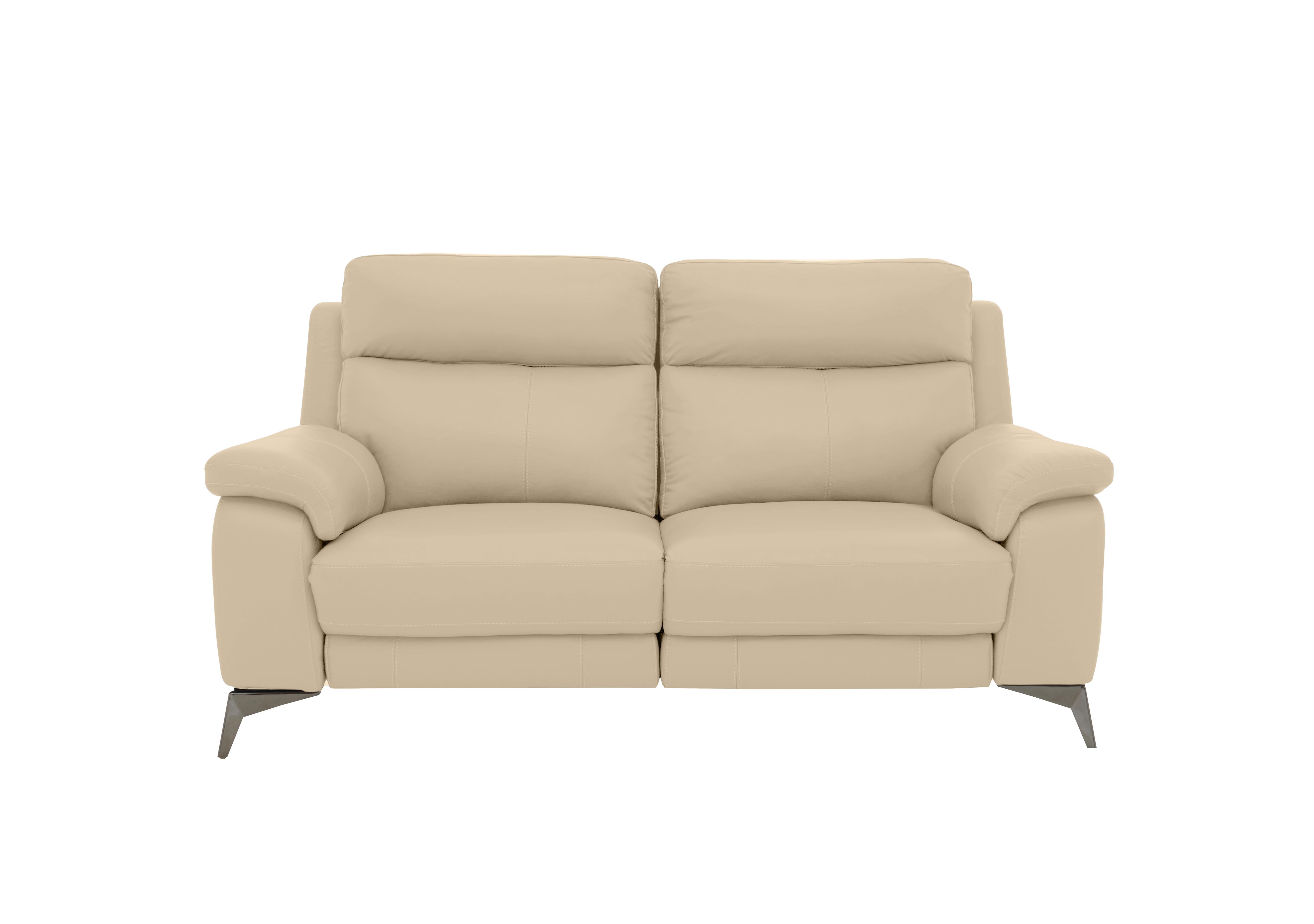 Missouri 2 Seater Leather Sofa in Bv-862c Bisque on Furniture Village
