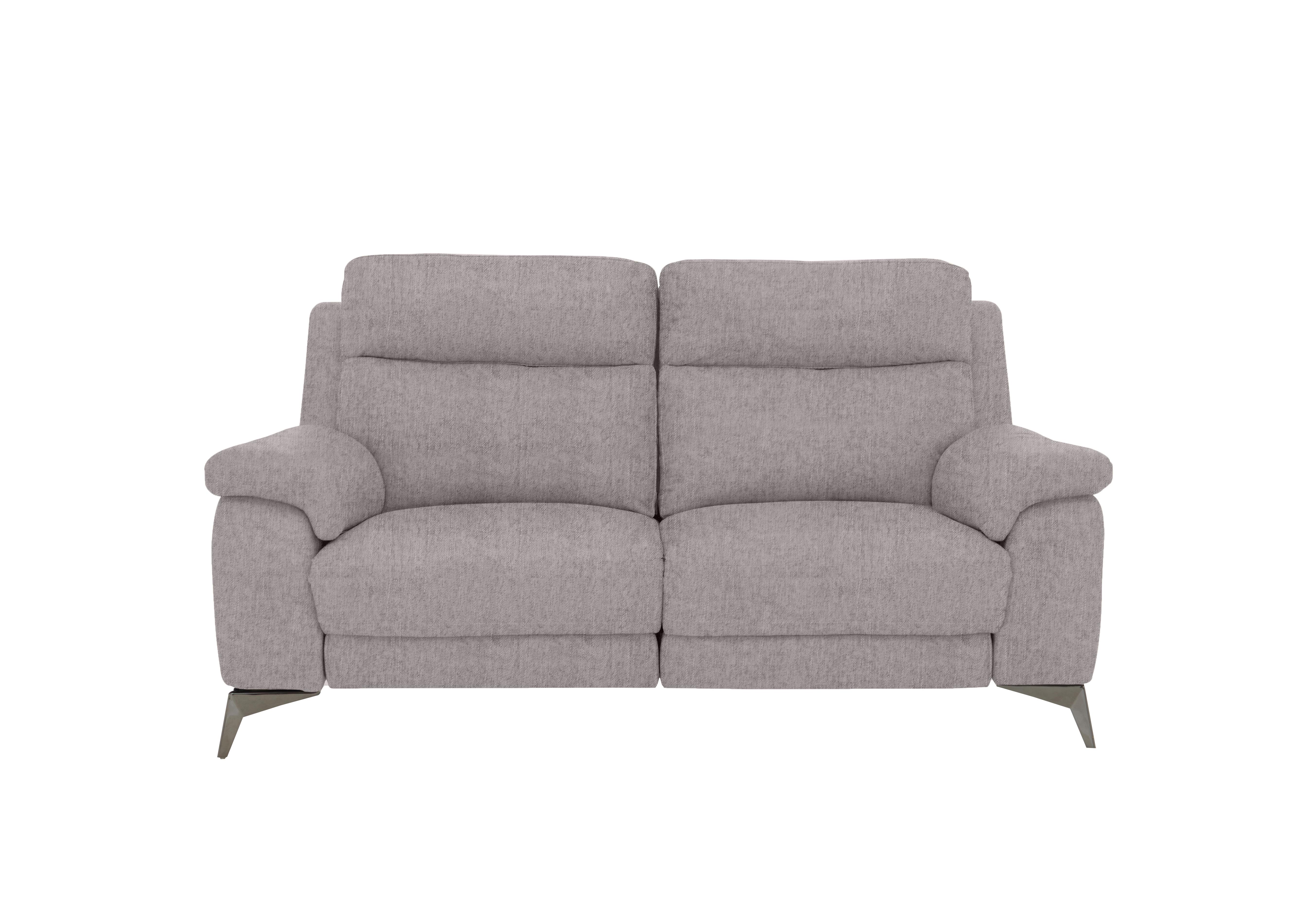 Missouri 2 Seater Fabric Recliner Sofa with Power Headrest in Fab-Meo-R27 Pewter on Furniture Village