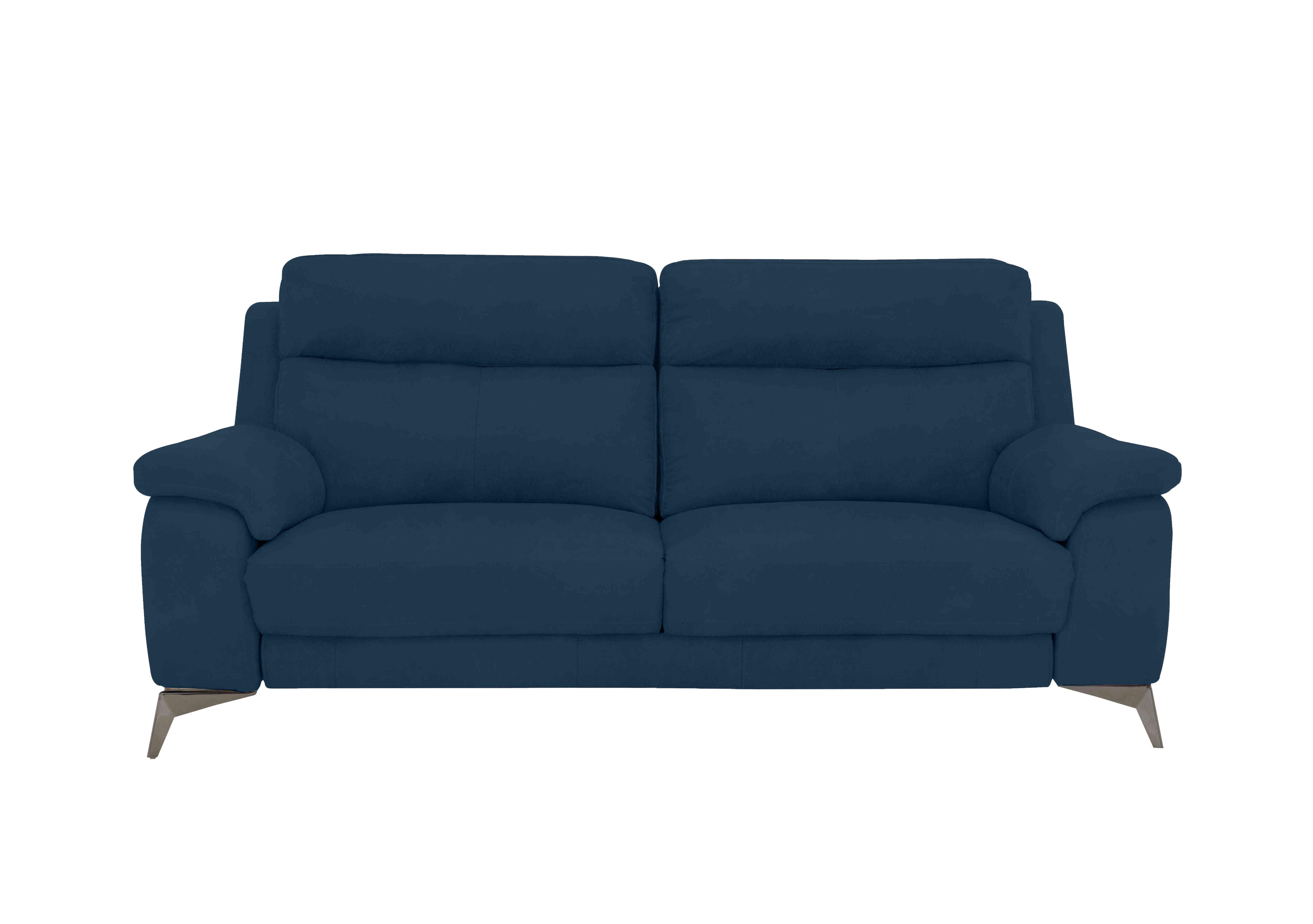 Missouri 3 Seater Fabric Sofa in Sfa-Bem-R07 Navy on Furniture Village