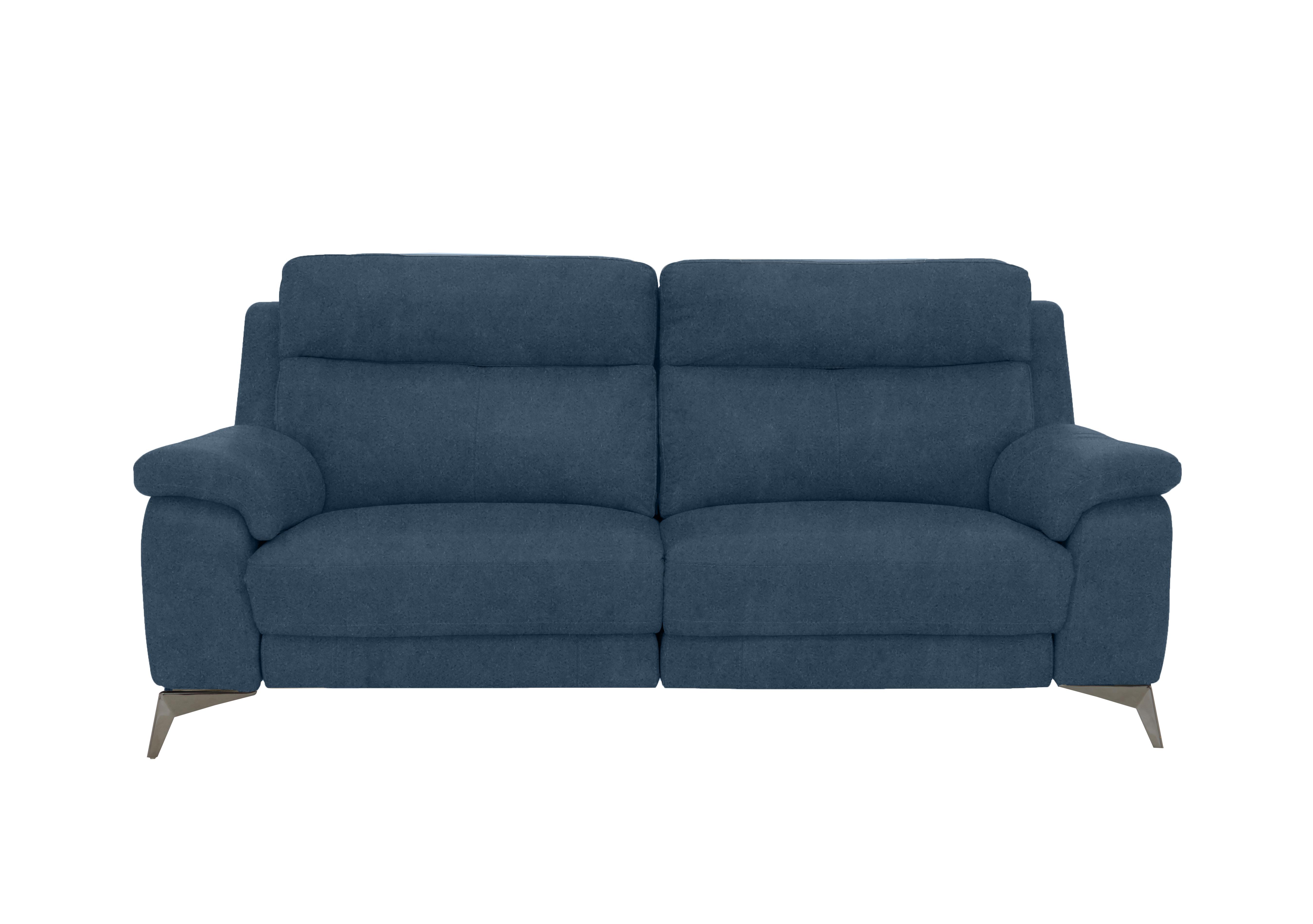 Missouri 3 Seater Fabric Sofa in Bfa-Blj-R10 Blue on Furniture Village