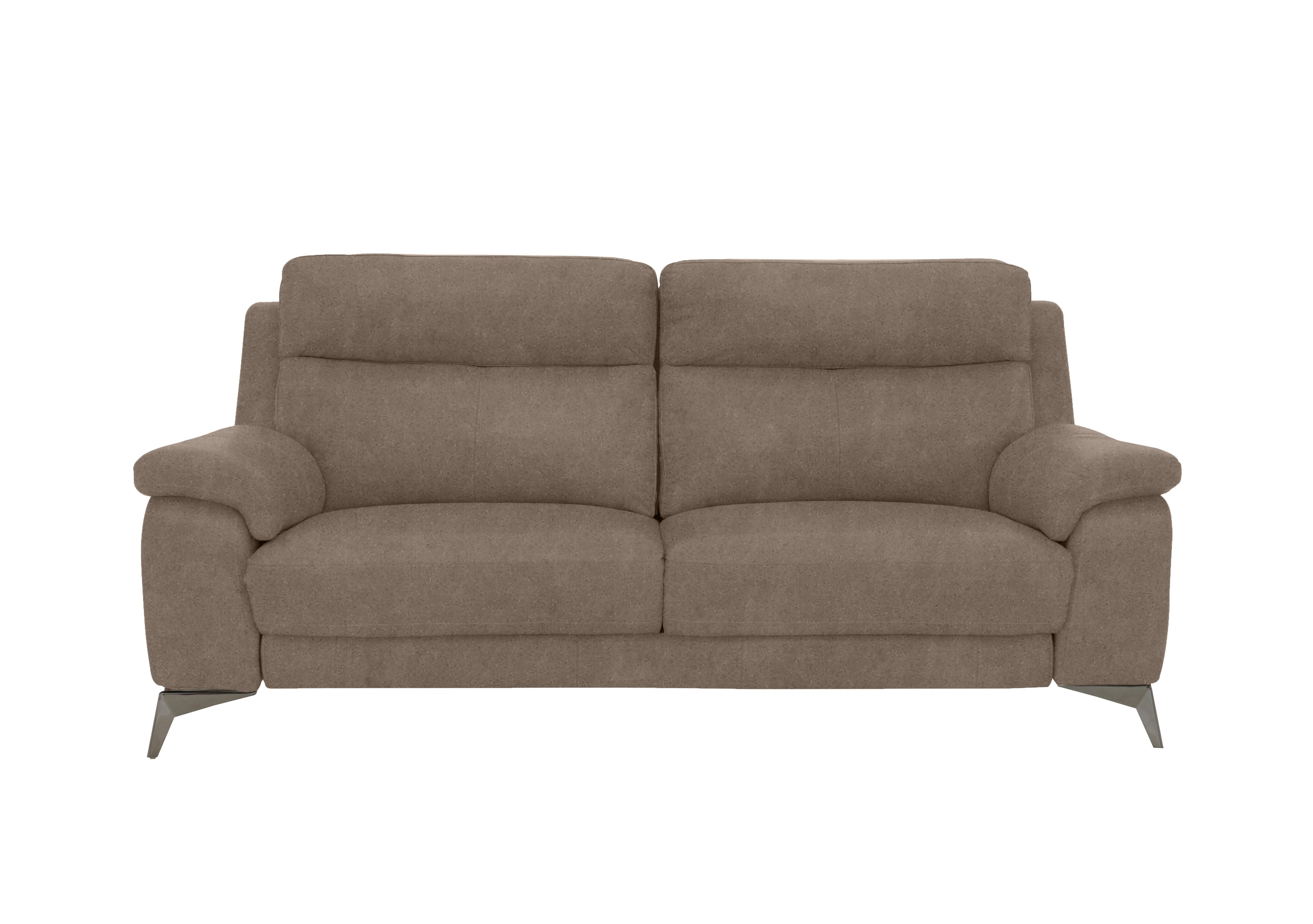 Missouri 3 Seater Fabric Sofa in Bfa-Blj-R946 Silver on Furniture Village
