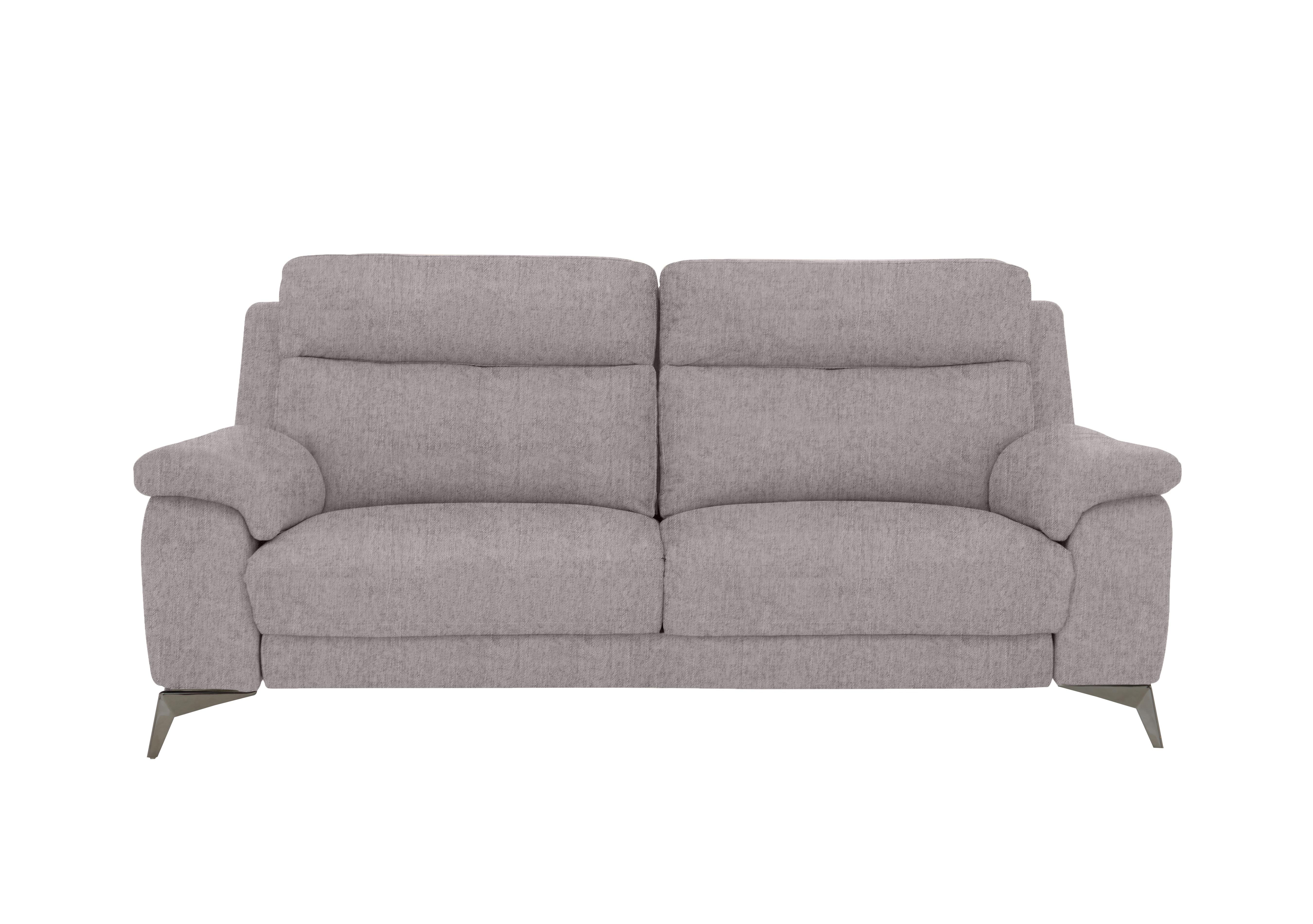 Missouri 3 Seater Fabric Sofa in Fab-Meo-R27 Pewter on Furniture Village