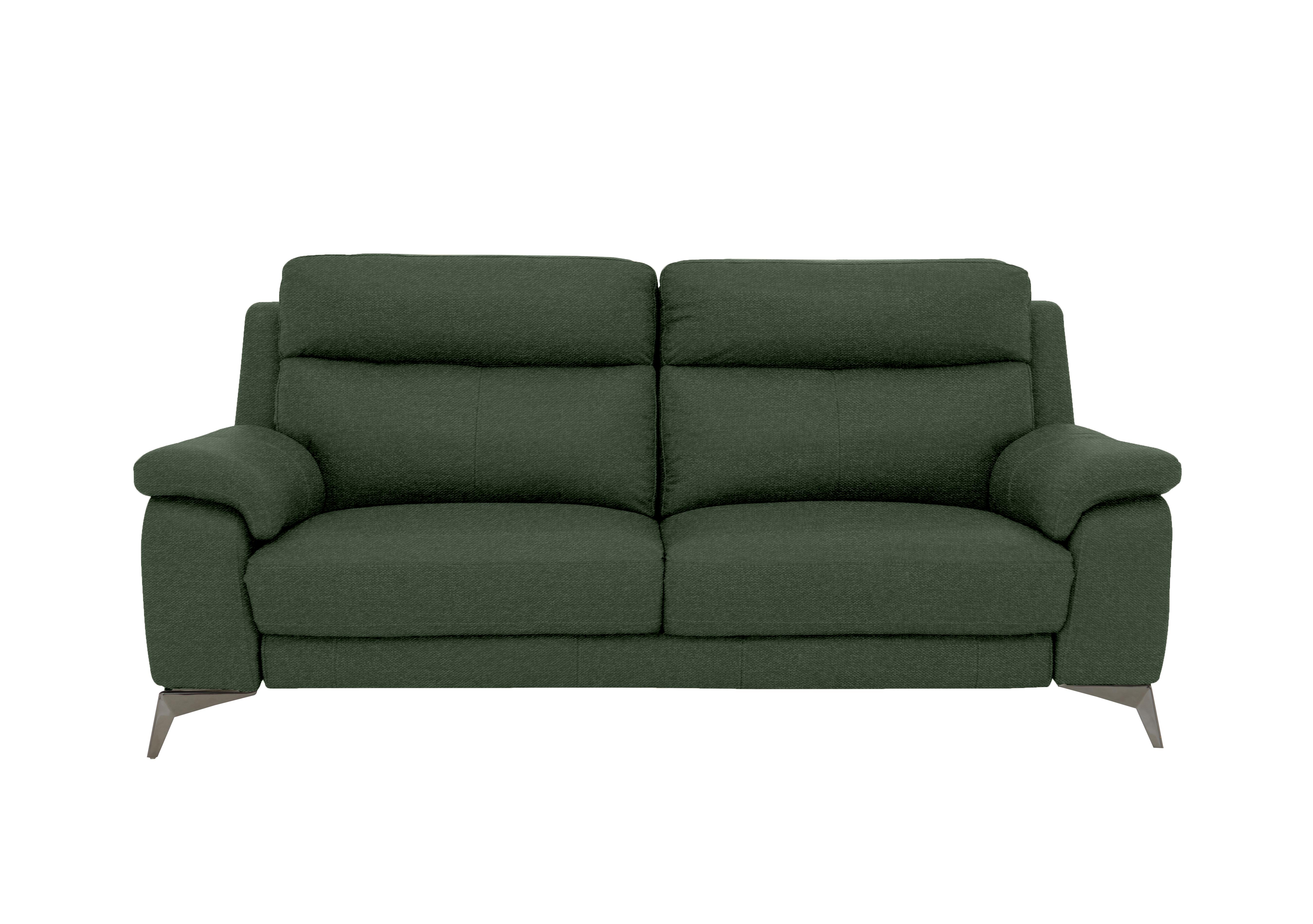 Missouri 3 Seater Fabric Sofa in Fab-Ska-R48 Moss Green on Furniture Village