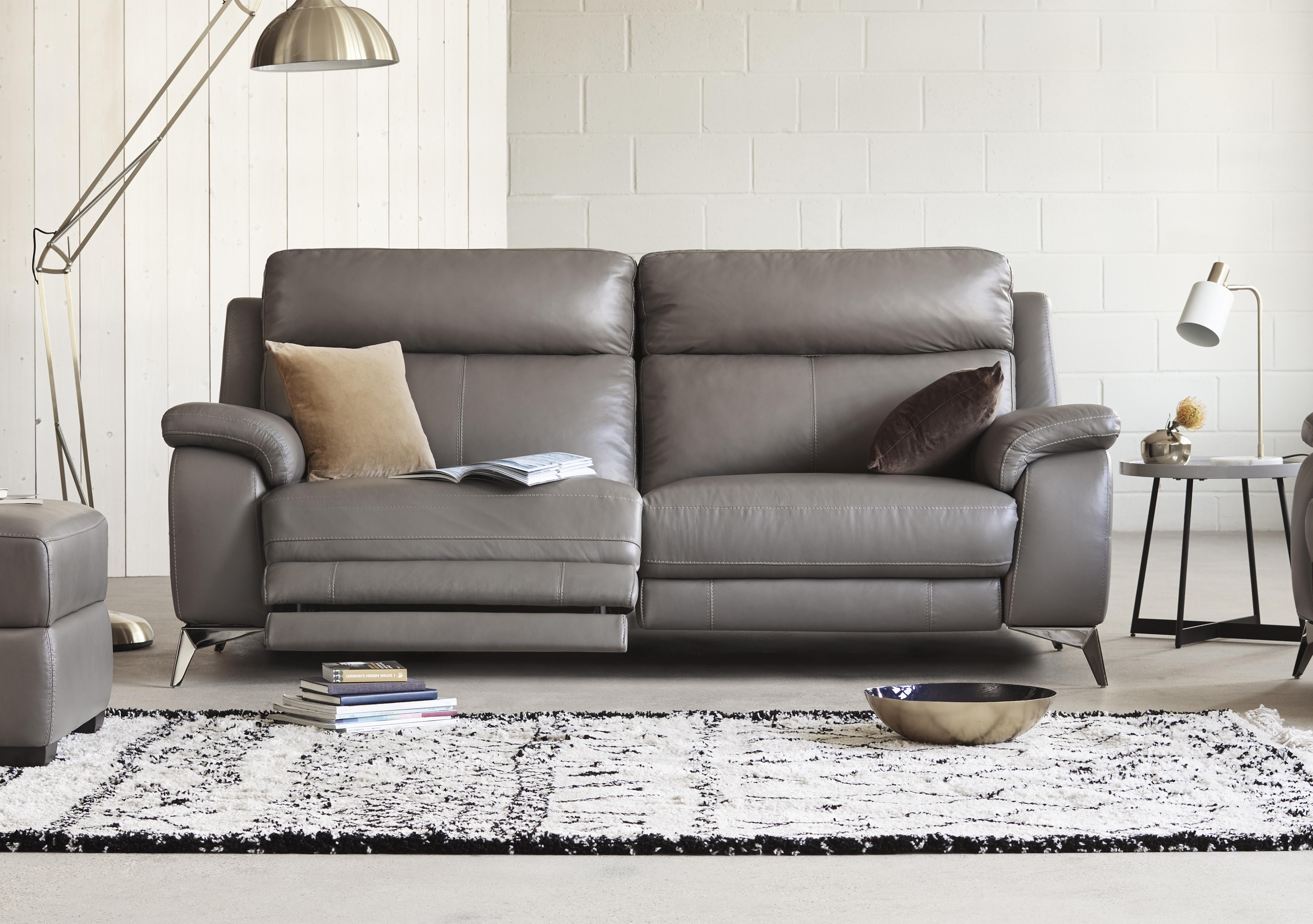 Missouri 3 Seater Leather Sofa in  on Furniture Village
