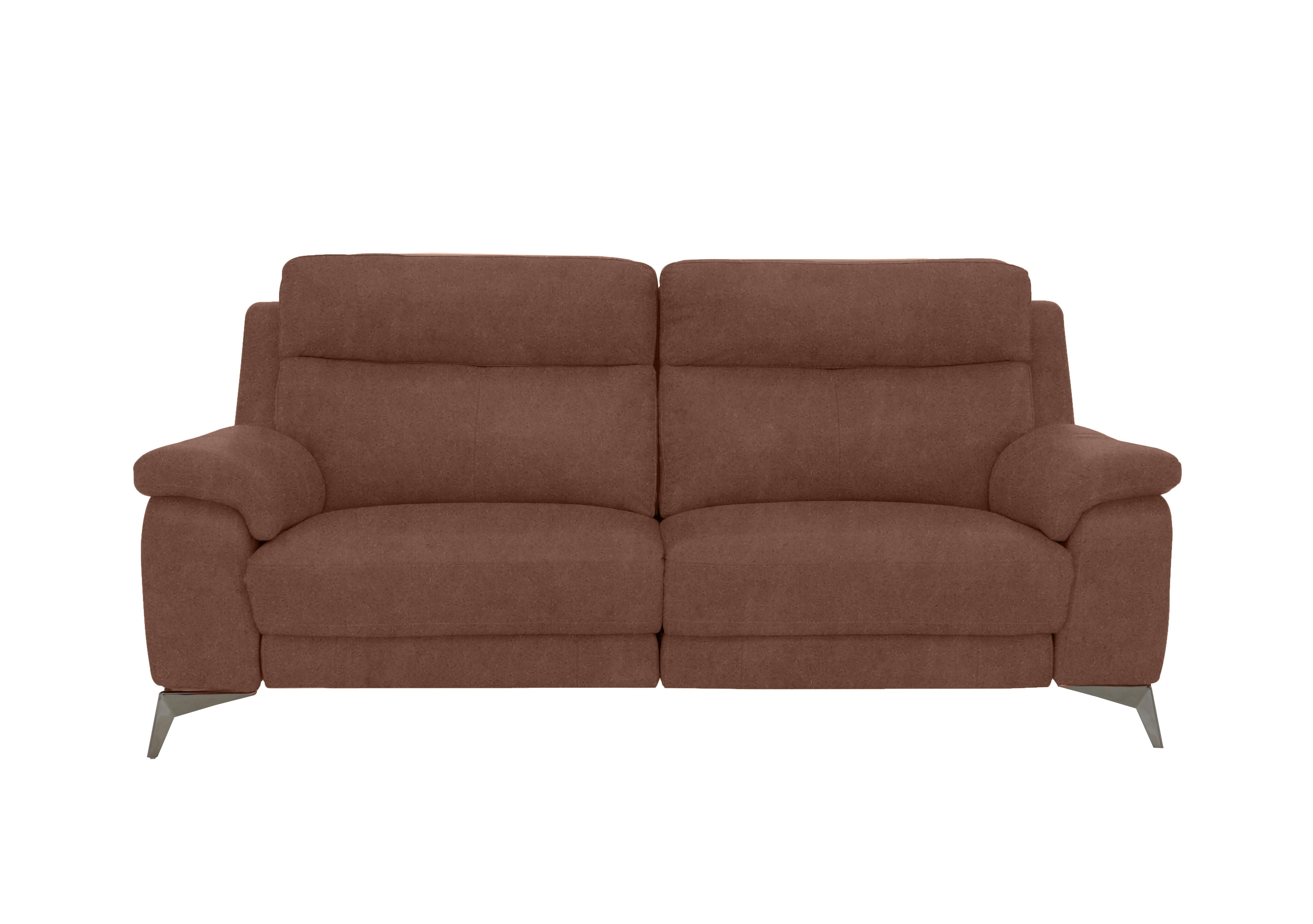 Missouri 3 Seater Fabric Recliner Sofa with Power Headrest in Bfa-Blj-R05 Hazelnut on Furniture Village